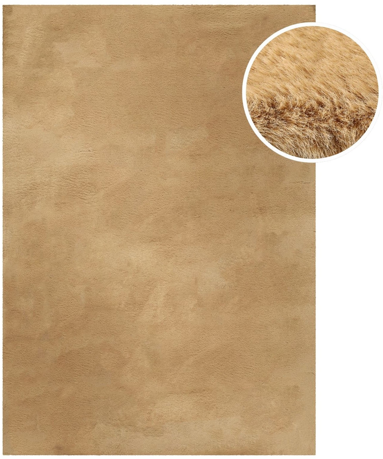 Esprit Hochflor-Teppich »Alice ESP-4377, Kunstfell«, rechteckig, 25 mm Höhe, Kaninchenfell-Haptik, besonders weich und dicht, für alle Räume