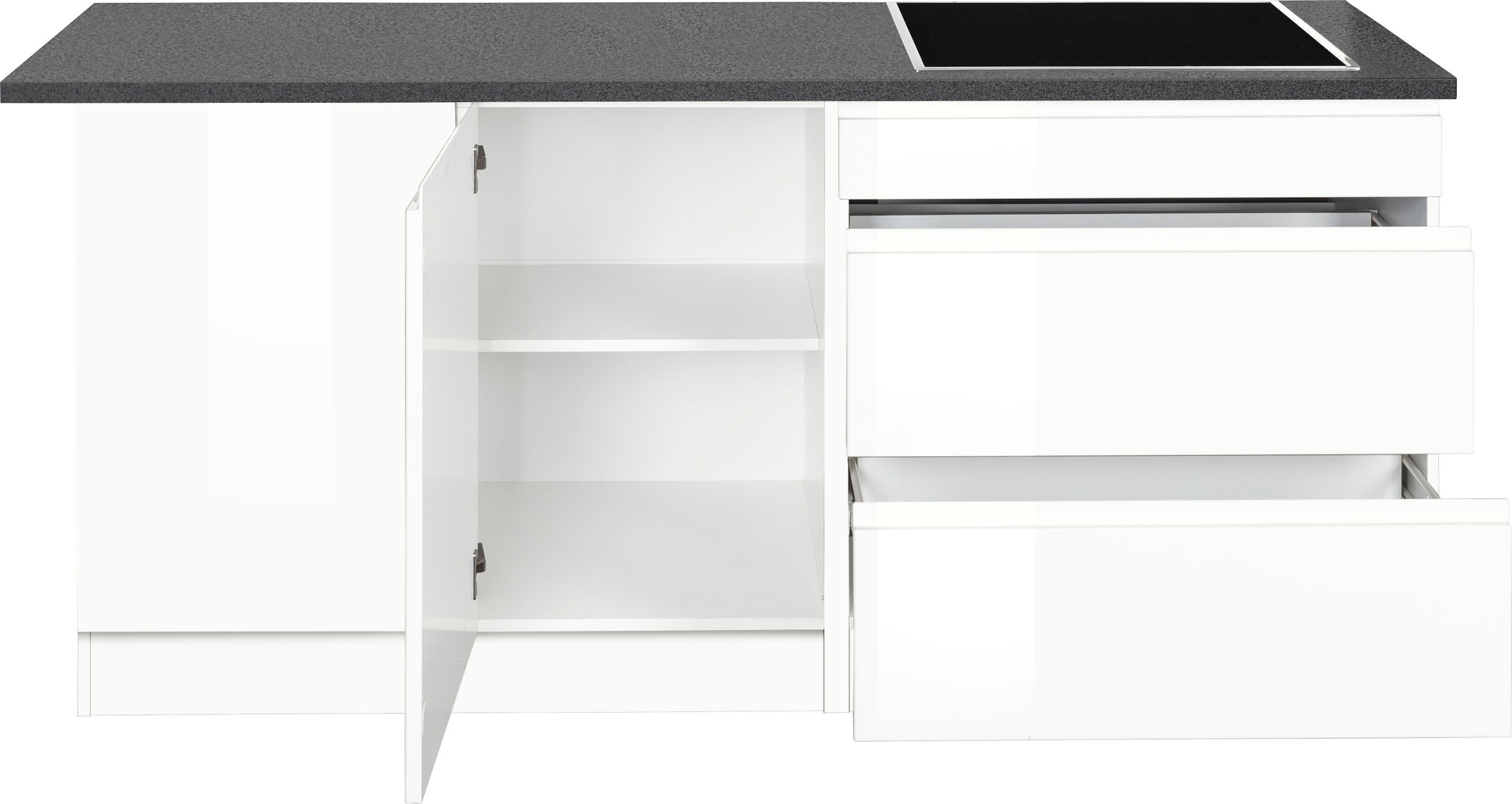 KOCHSTATION Winkelküche »KS-Virginia«, Stellbreite 290/190 cm cm, wahlweise mit Induktion