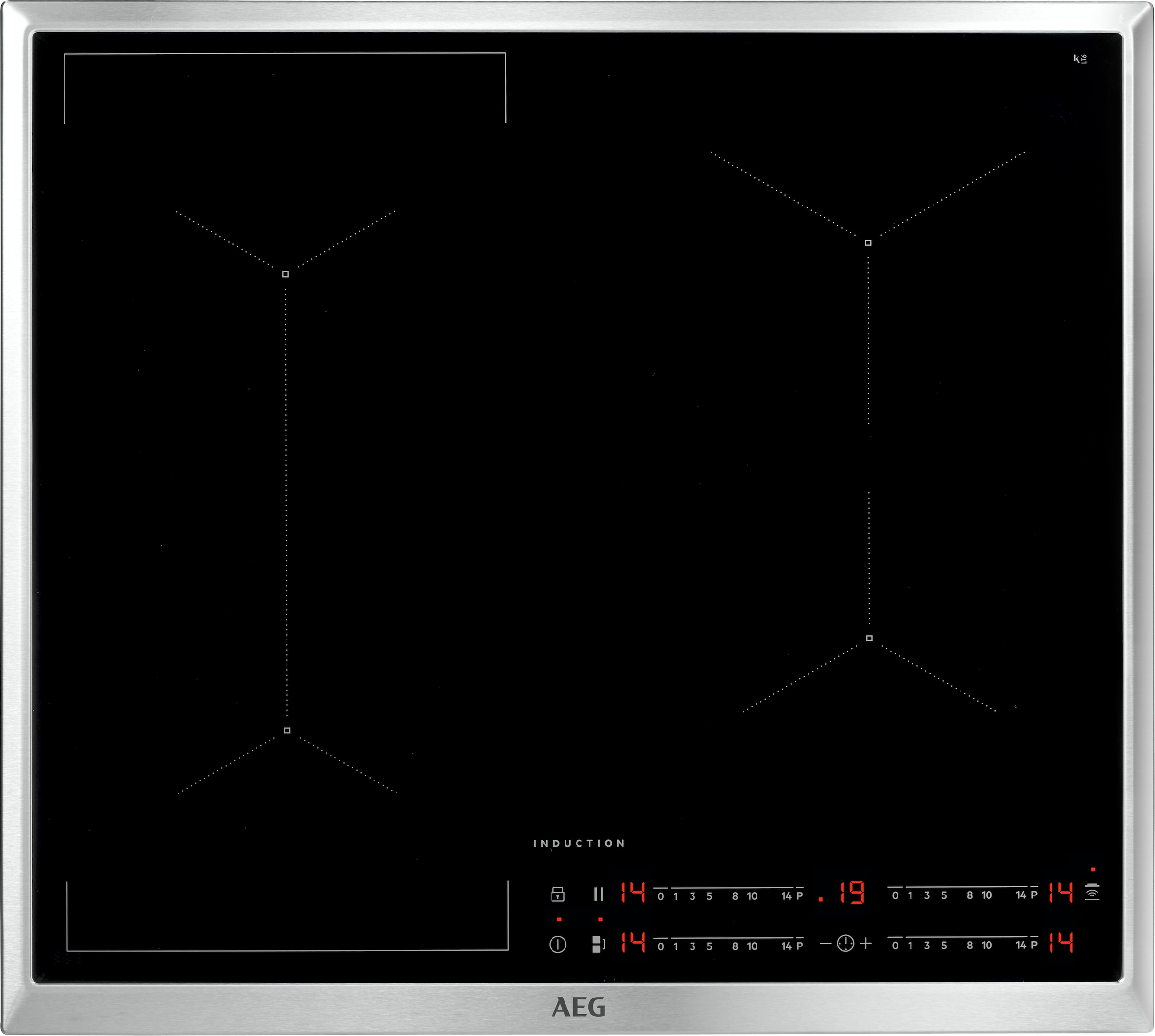 AEG Induktions-Kochfeld »IKE64441XB«, mit Hob²Hood - Funktion