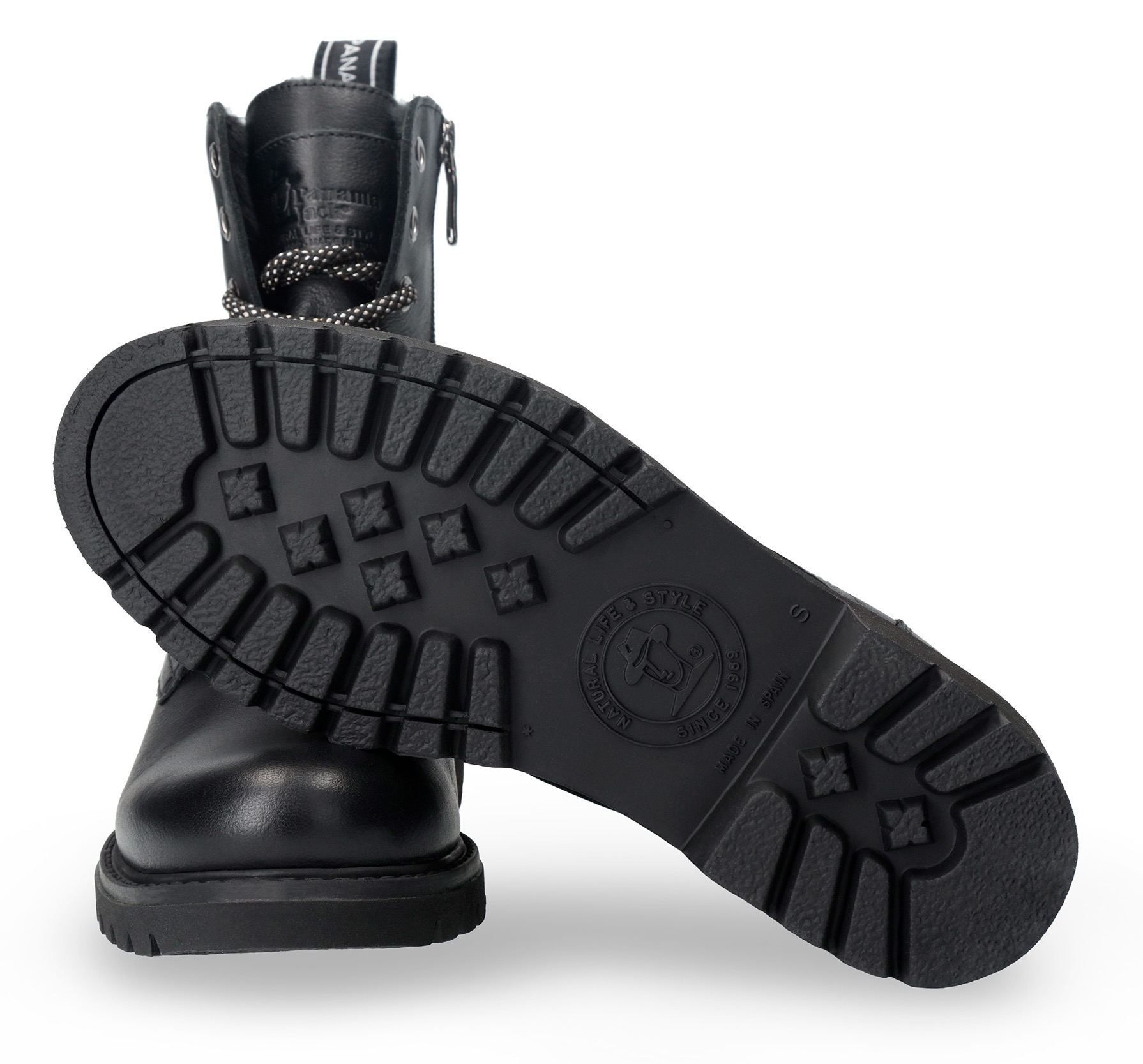 Panama Jack Schnürboots »Frisia«, Schnürboots, Stiefelette, Blockabsatz, mit Warmfutter