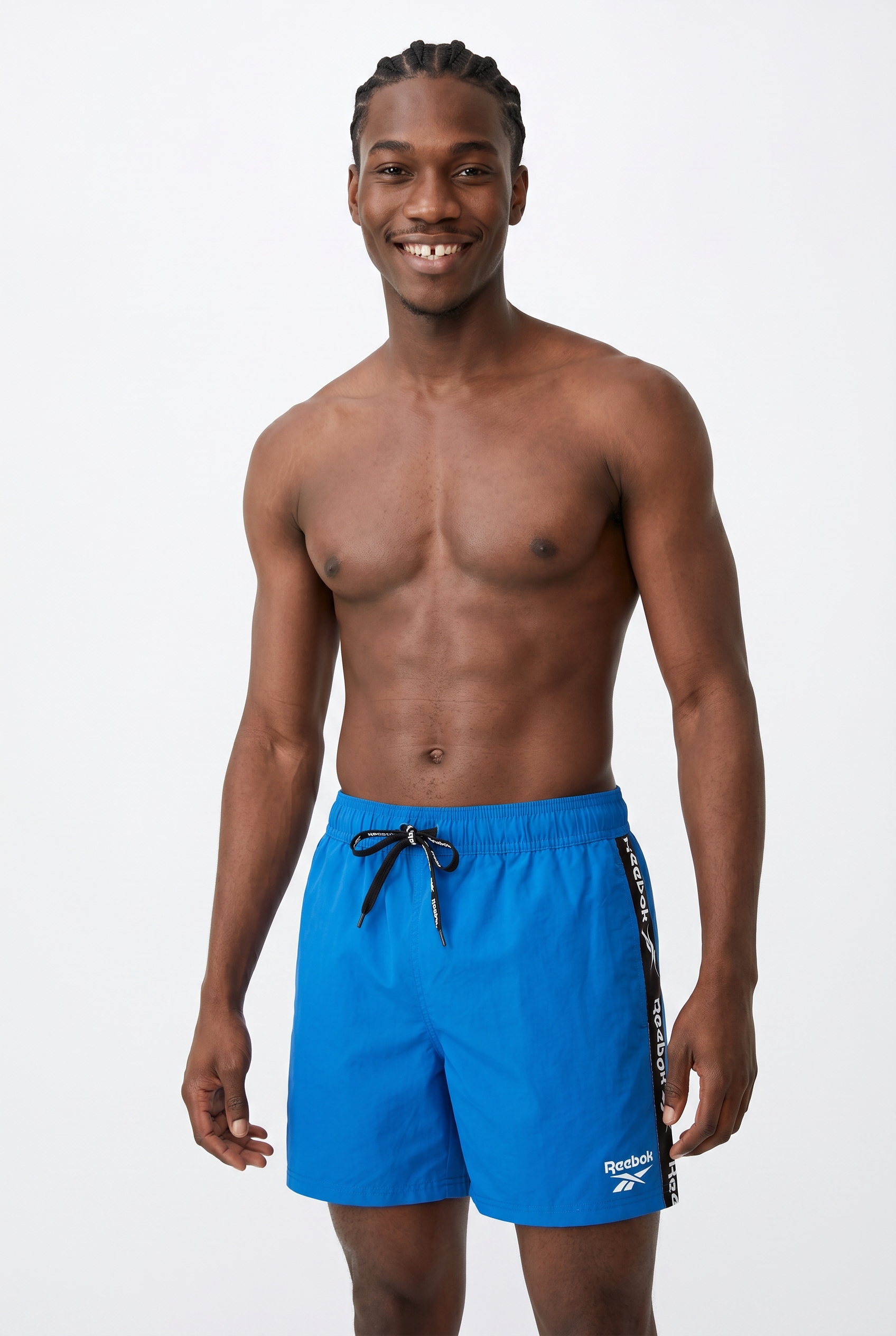 Reebok Badeshorts »Duke« mit Kordelzug und elastischem Bund, mit Logo, atmungsaktiv, basic