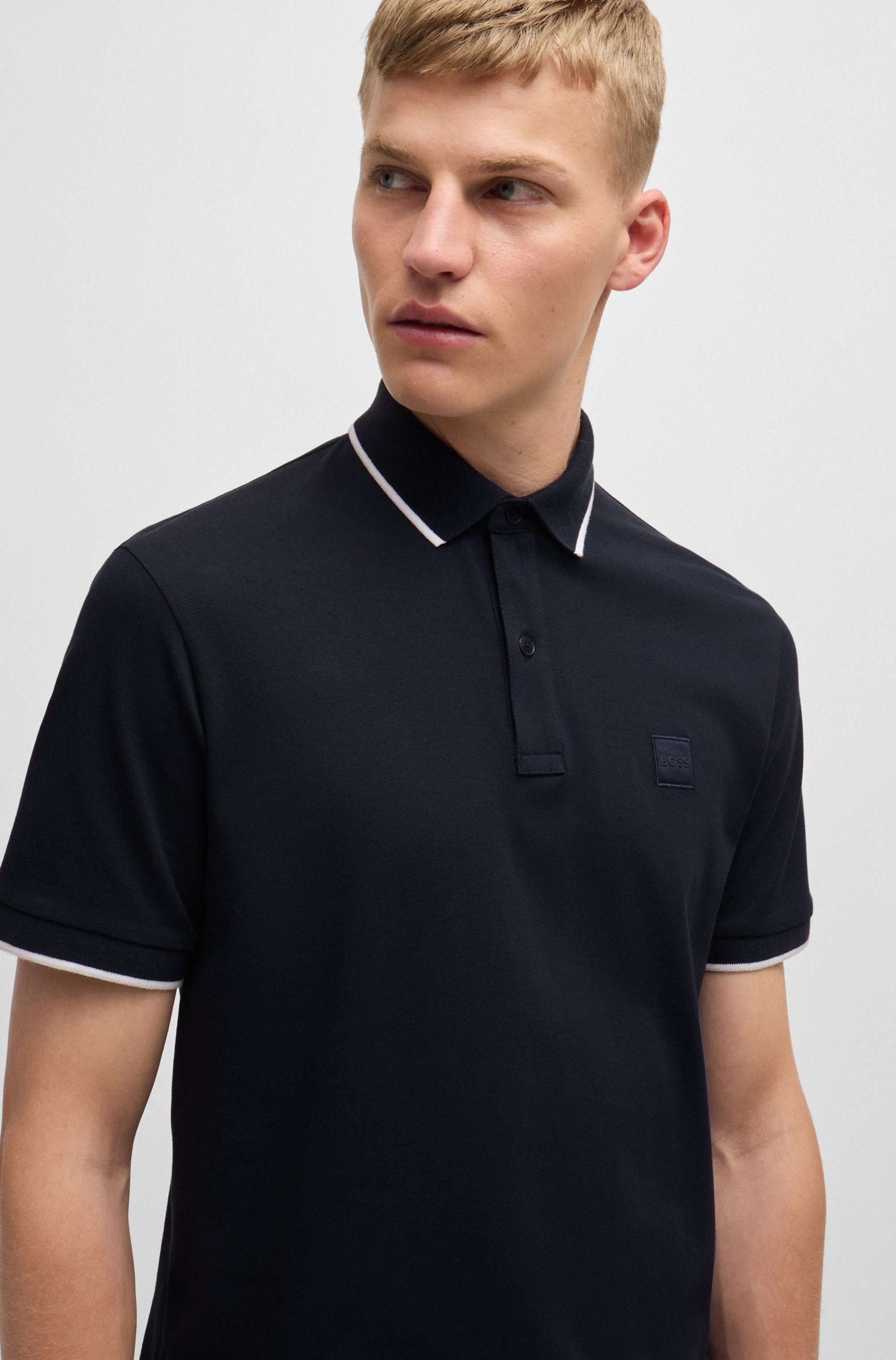 BOSS ORANGE Poloshirt »Passertip«, mit BOSS Logo-Badge