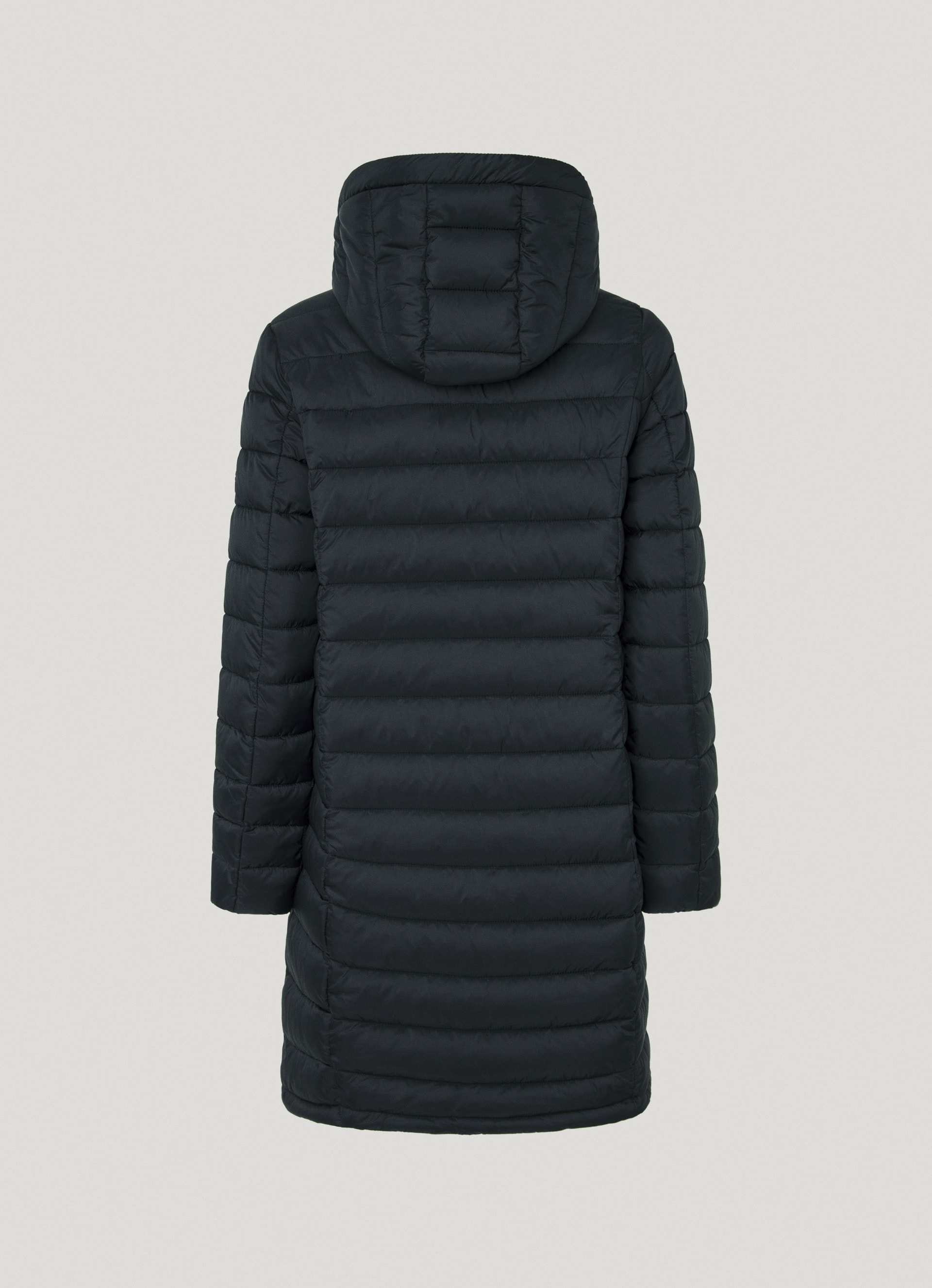 Pepe Jeans Outdoorjacke »AMMY LONG«, mit Kapuze, mit abnehmbarer Kapuze