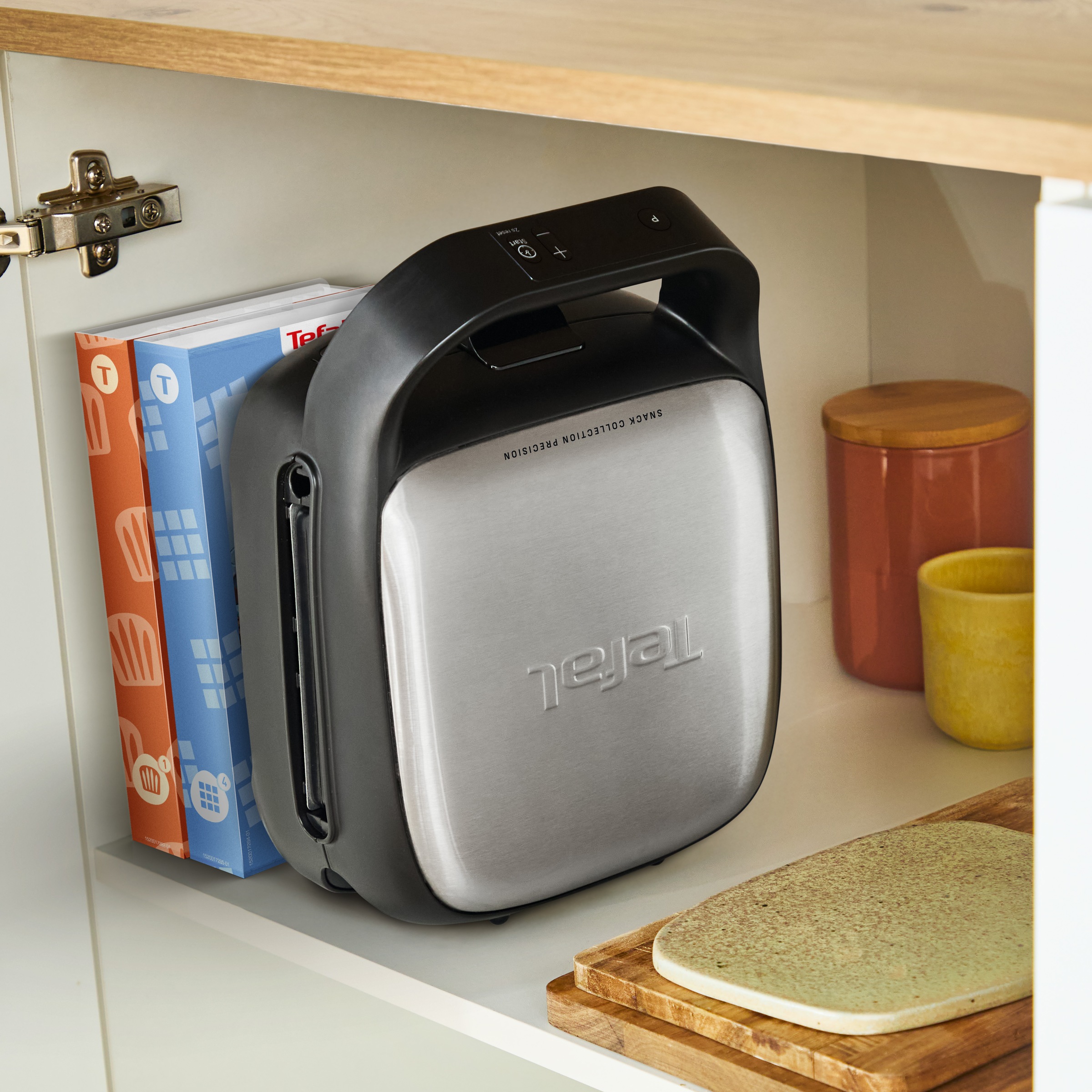 Tefal 2-in-1-Sandwichmaker »SW872D Snack Collection Precision«, 700 W, Antihaftbeschichtung, austauschbare Plattensets, inkl. Rezeptbuch