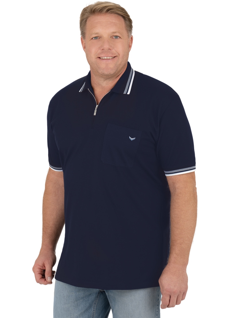 Trigema Poloshirt »TRIGEMA Poloshirt mit Reißverschluss«, (1 tlg.)