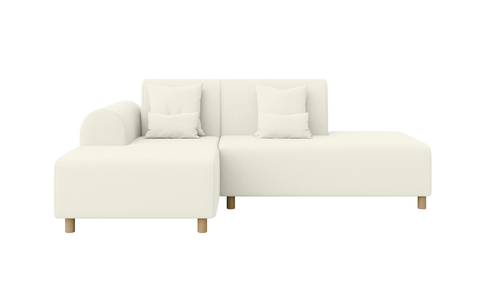INOSIGN Ecksofa »Suyala«, L-Form mit Hocker