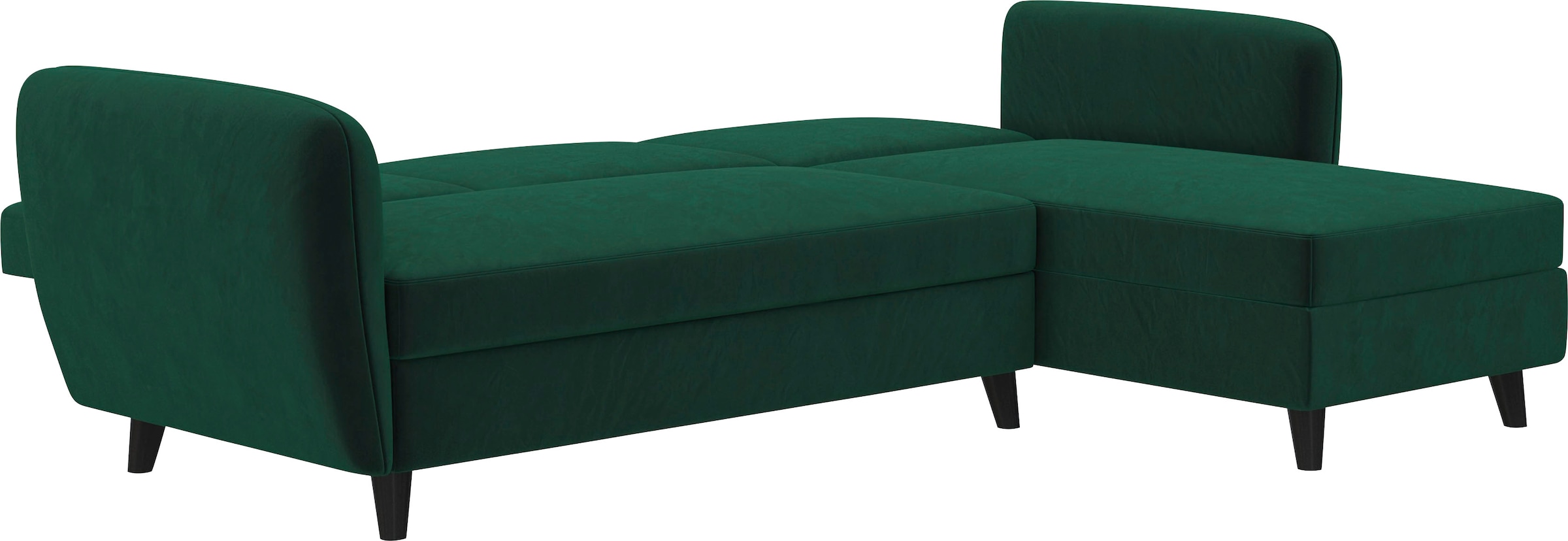 Dorel Home Ecksofa »Perry, L-Form,«, Rückenlehne, verschiedene Farbvarianten, Sitzhöhe 43 cm, Breite 219 cm