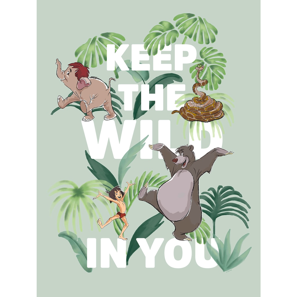 Komar Poster »Jungle Book Keep the Wild« Disney