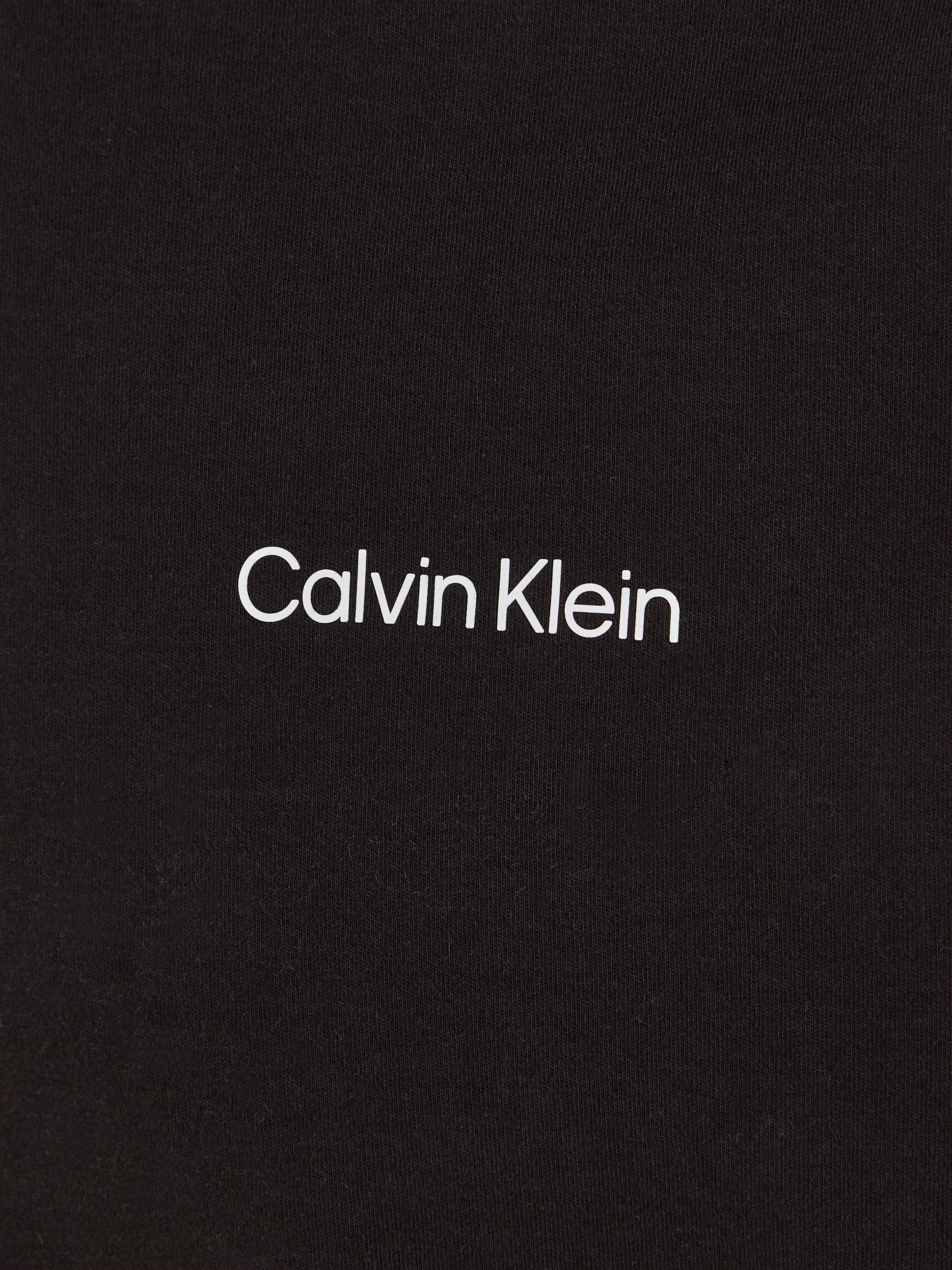 Calvin Klein T-Shirt »Micro Logo«, aus dickem Winterjersey, mit Logoprint