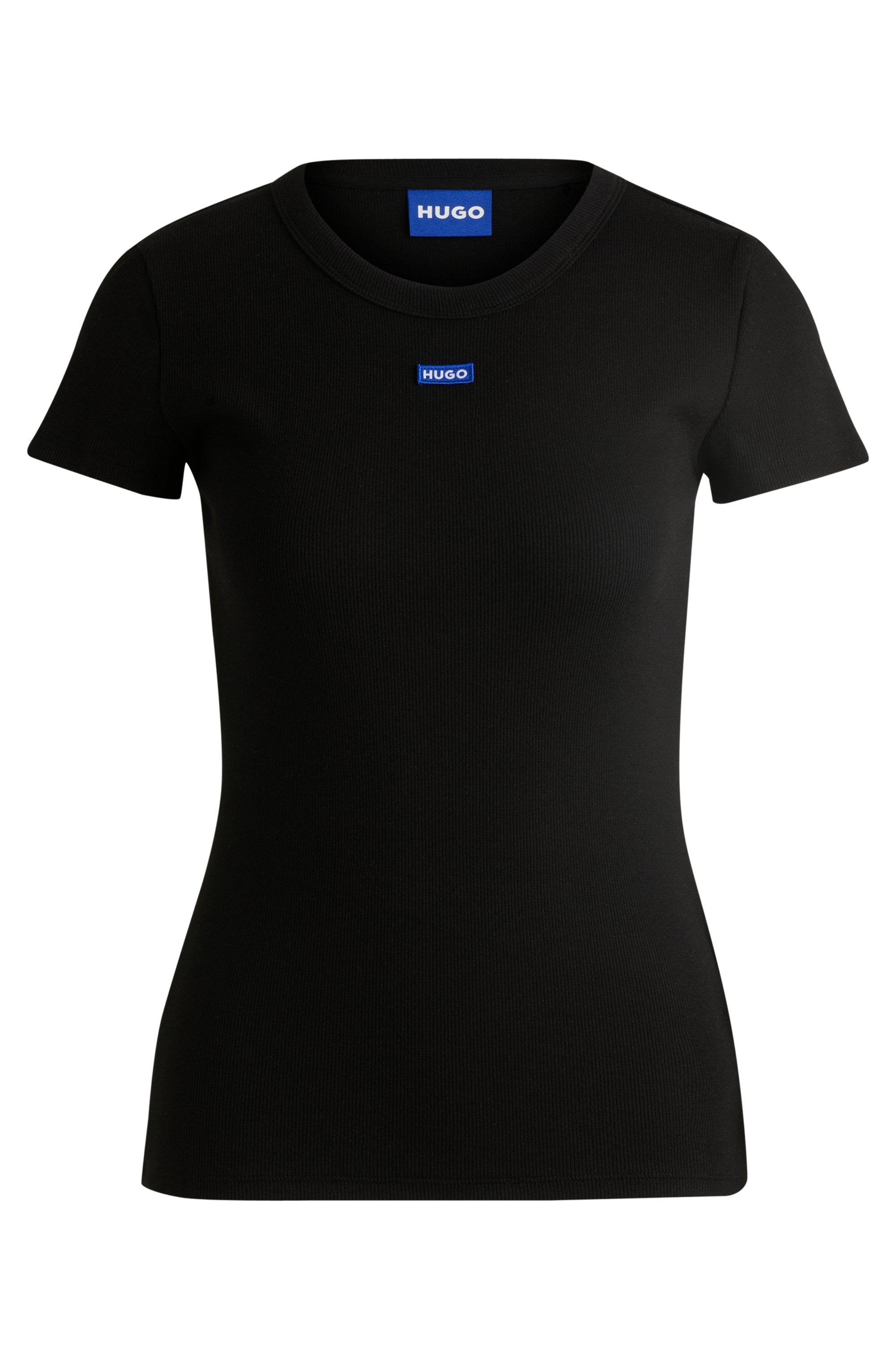 HUGO Blue T-Shirt »Easy Tee_B«, mit HUGO Aufnäher