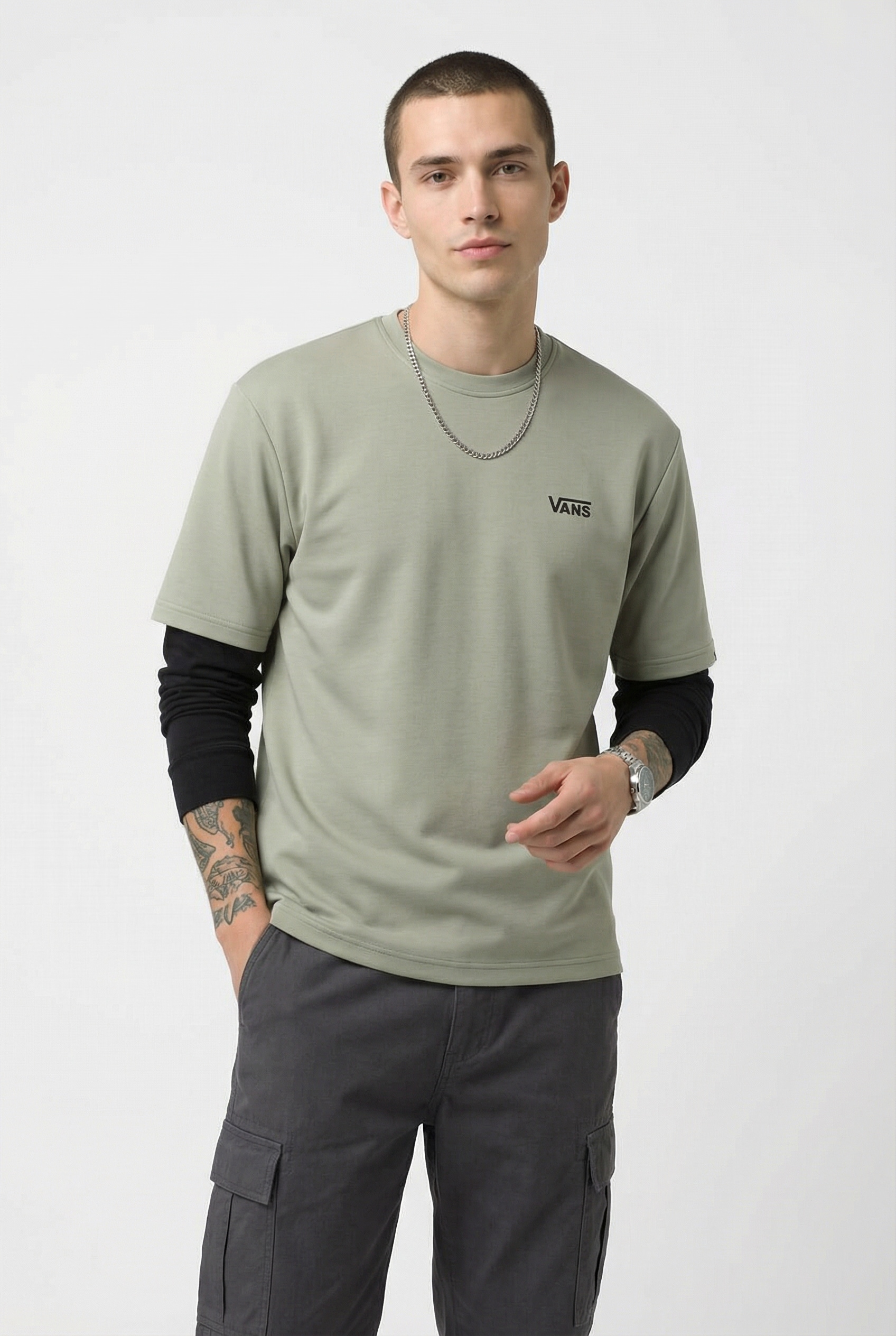 Vans T-Shirt »LEFT CHEST SS« Kurzarm, mit Rundhalsausschnitt, aus Baumwolle