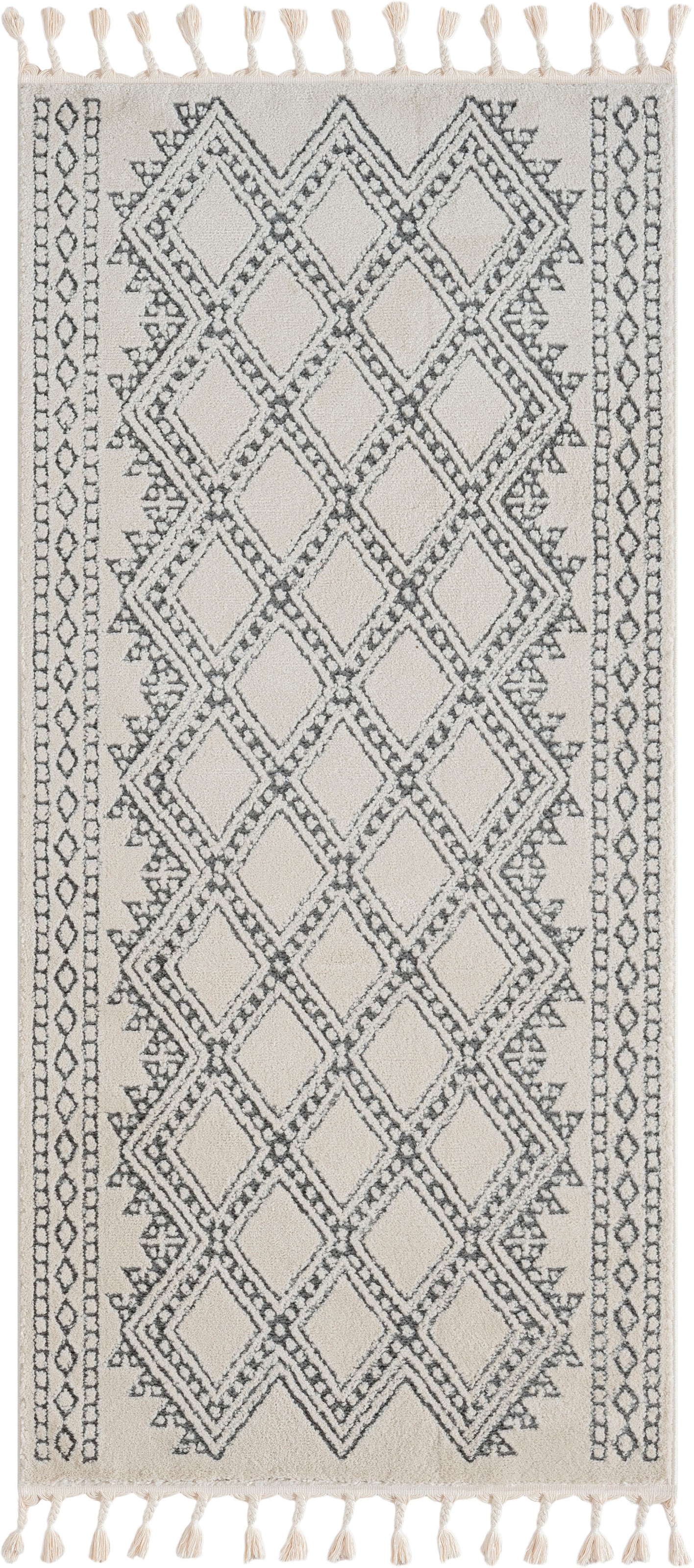 Myflair Möbel & Accessoires Hochflor-Teppich »Moroccan Tradition Lagerräumung«, rechteckig, 24 mm Höhe, modern, marokkanisches Design, flauschig weich durch Hochflor