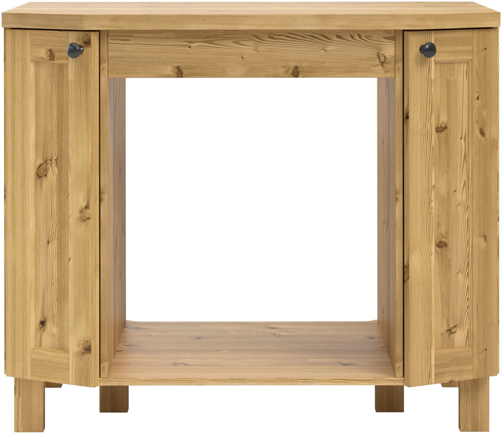 KOCHSTATION Herdumbauschrank »KS-Osby«, (1 St.), Kiefer masssiv, Breite 100 cm, 2 Türen