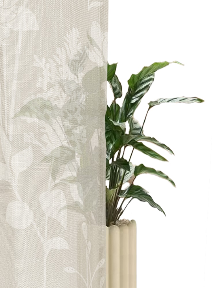 OTTO home Gardine »Linnah« Multifunktionsband 1 Stk. tlg. halbtransparent, strukturiert, Wohnzimmer, Schlafzimmer, Esszimmer,