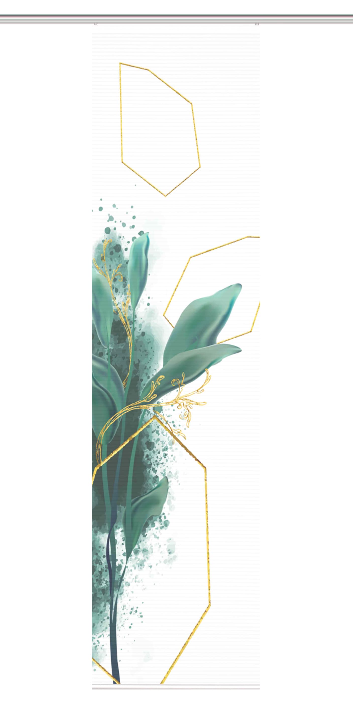 HOME in green Schiebegardine »SIGNA« Paneelwagen 1 Stk. tlg. DIGITALBEDRUCKT, BAMBUSOPTIK RECYCELT