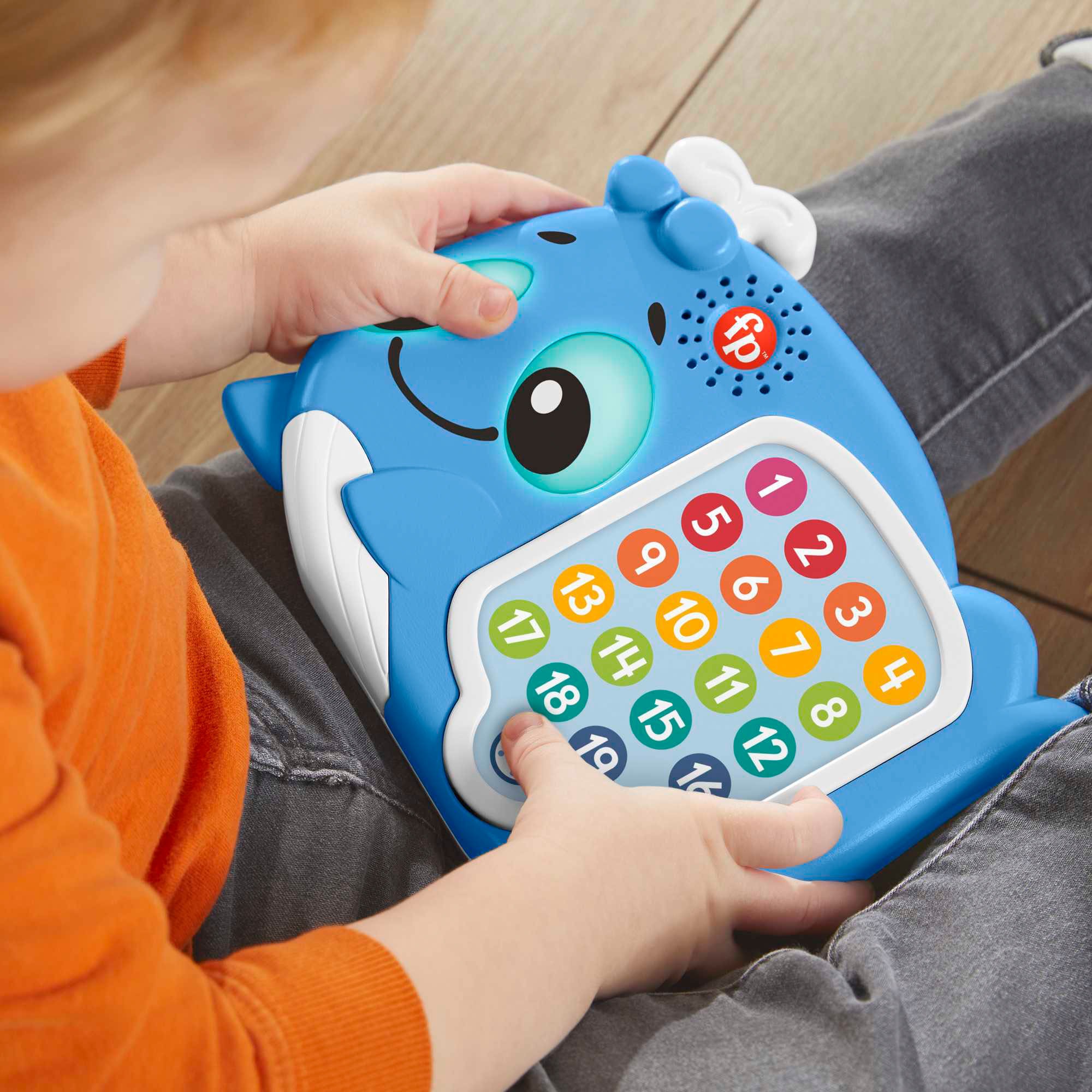 Fisher-Price® Lernspielzeug »BlinkiLinkis Quiz Wal«, mit Licht und Sound