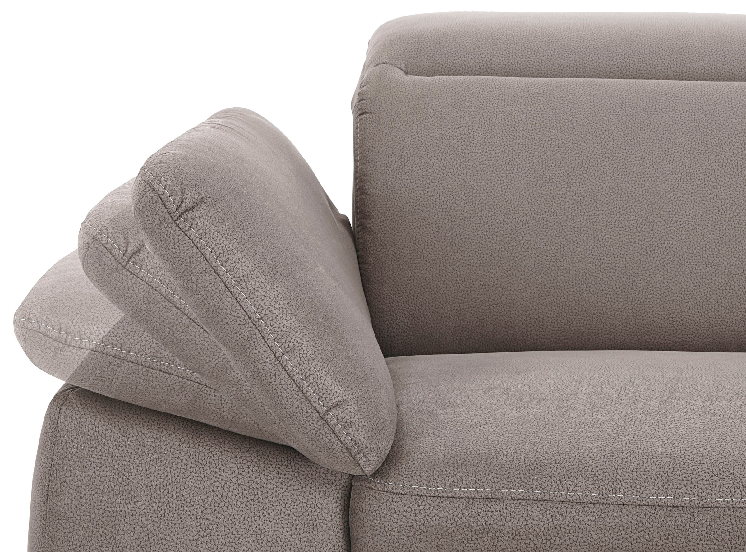 Home affaire Ecksofa »Mauritius L-Form«, mit Ottomane, mit Kopfteil- und Armlehnverstellung