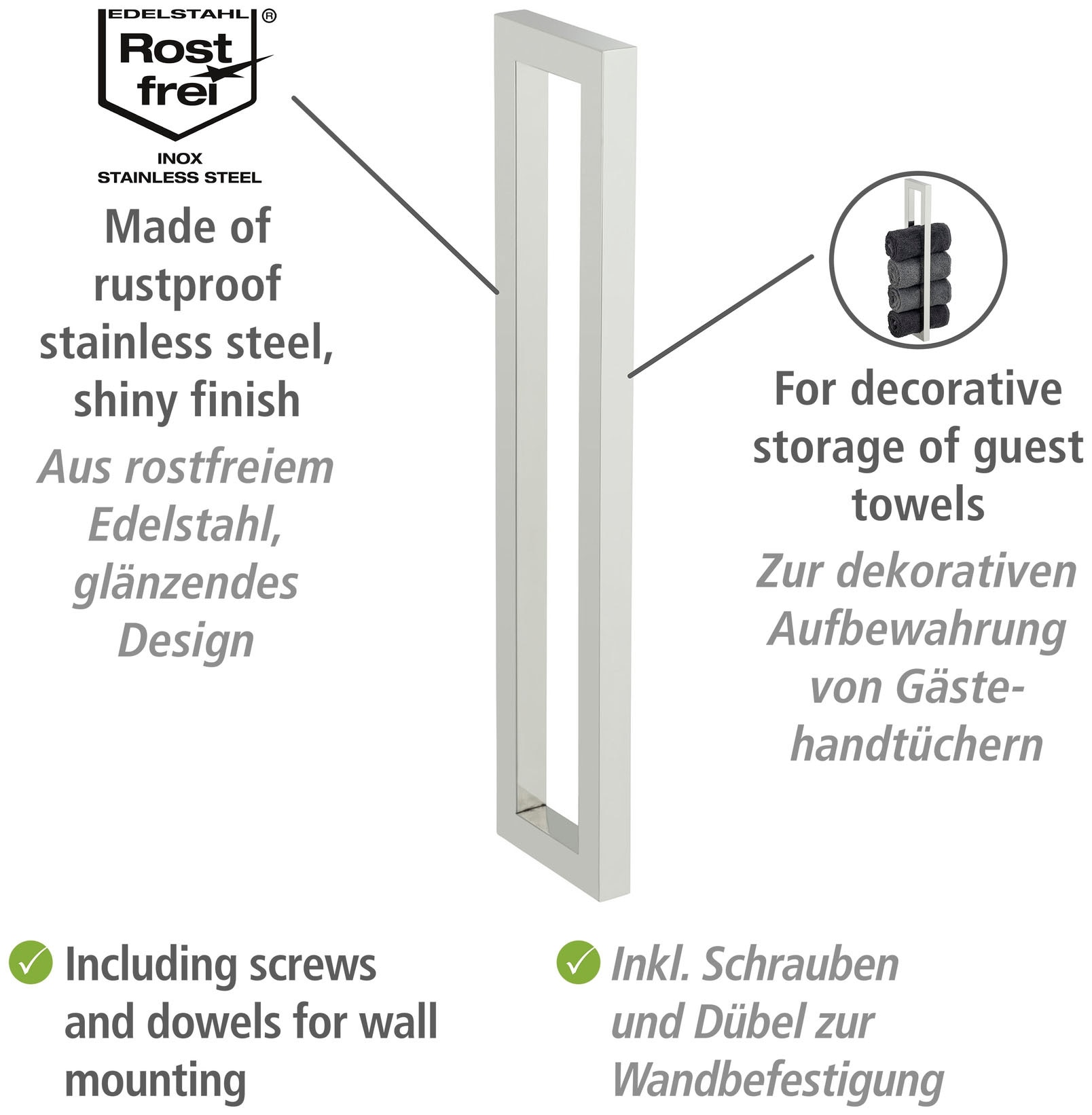 WENKO Handtuchhalter »Reitani«