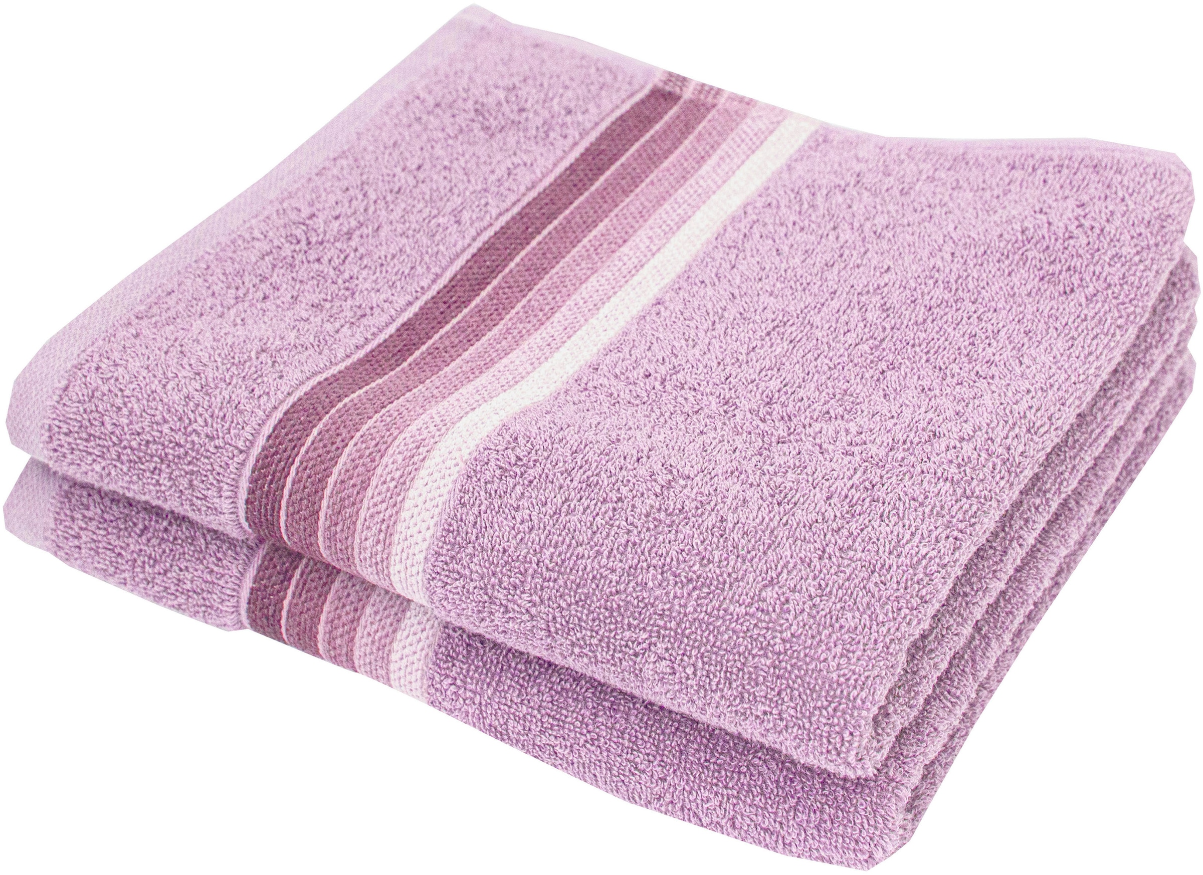 Dyckhoff Handtücher »Chenille«, (Packung, 2 St., 2x Handtuch (50x100cm)