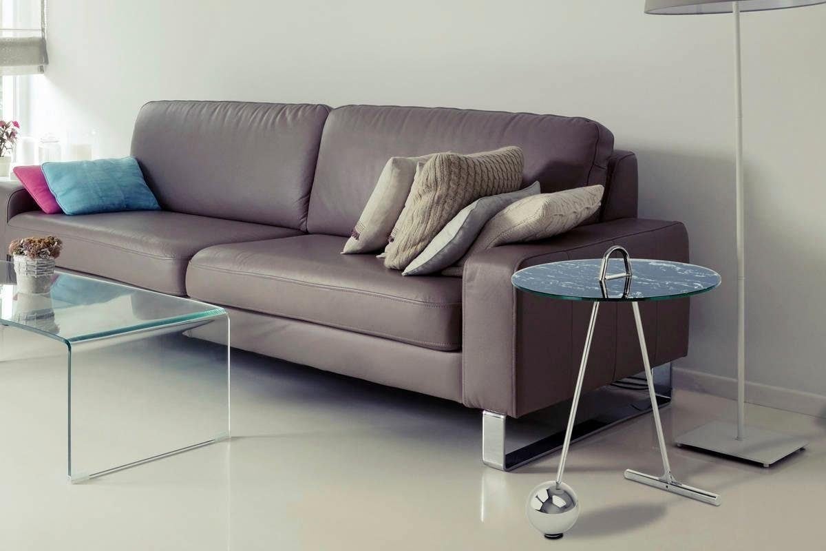 Kayoom Beistelltisch »Pendulum 525, mit runder Tischplatte« 1 Stk. tlg. Marmoroptik, Gestell im Pendel-Design, praktisch tragbar
