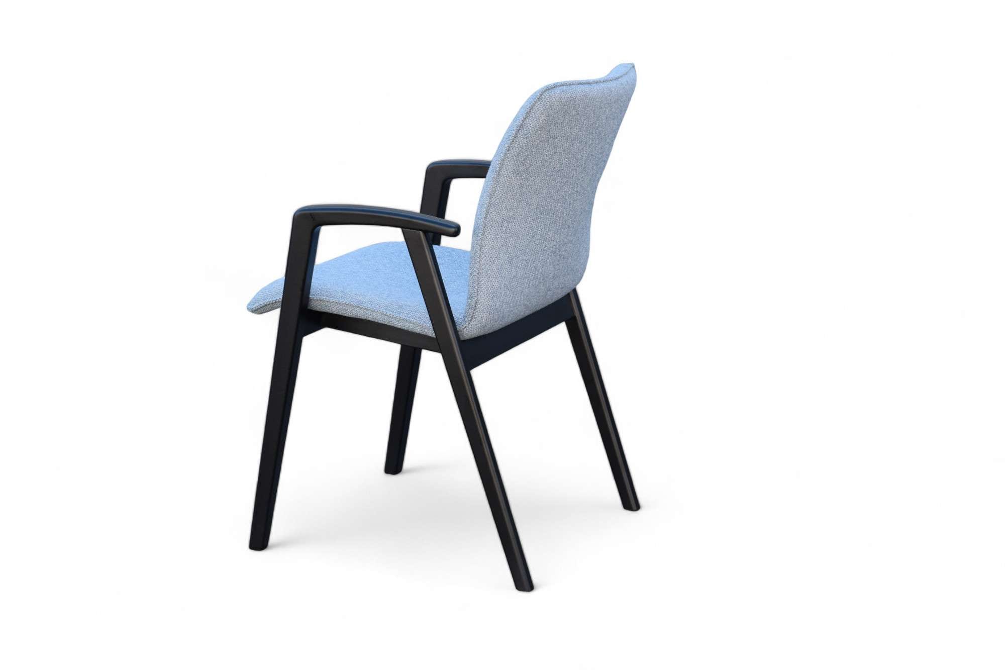 OTTO home Armlehnstuhl »Loreen Esszimmerstuhl, Polsterstuhl, Wohnstuhl, Essstuhl mit Armlehnen« (Set) 2 Stk.Massivholzgestell und Armlehnen, stilvoll, bequem, Designstuhl