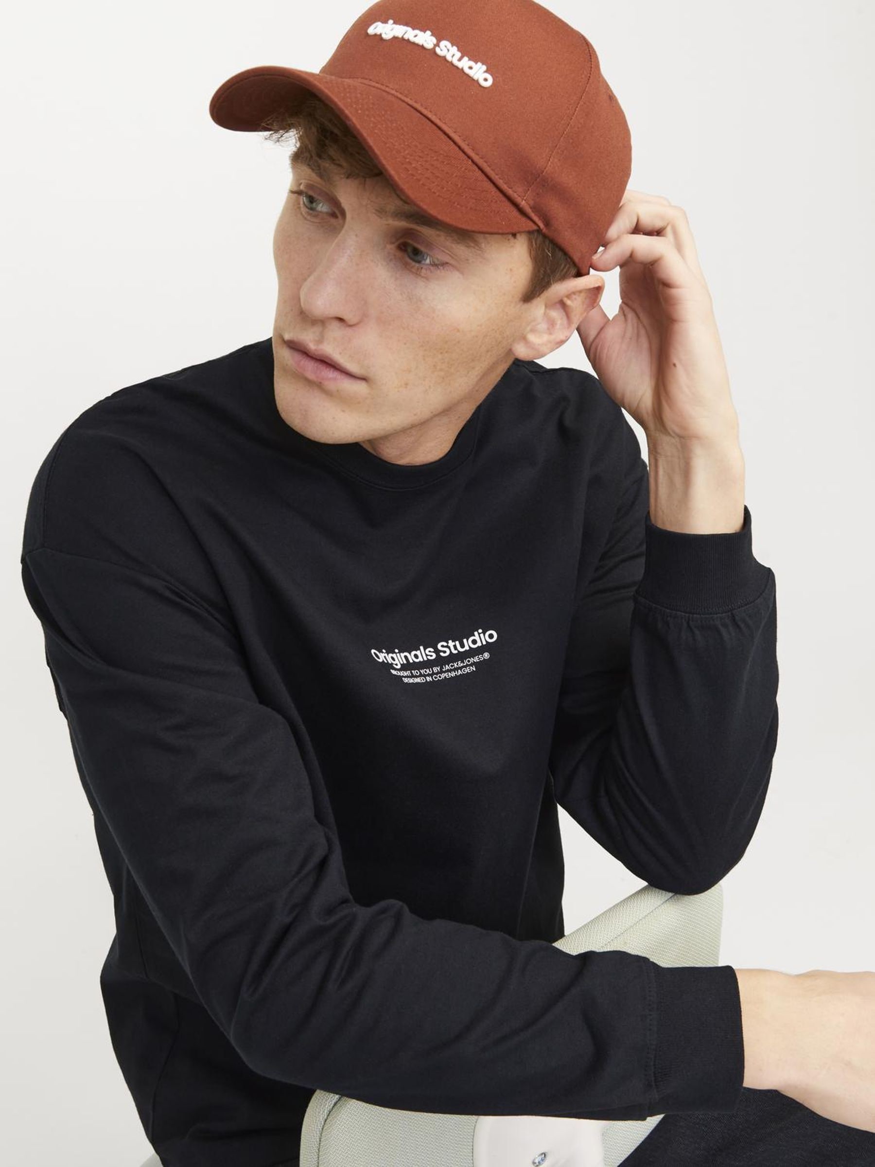 Jack & Jones Langarmshirt »JORVESTERBRO TEE LS CREW NECK NOOS«