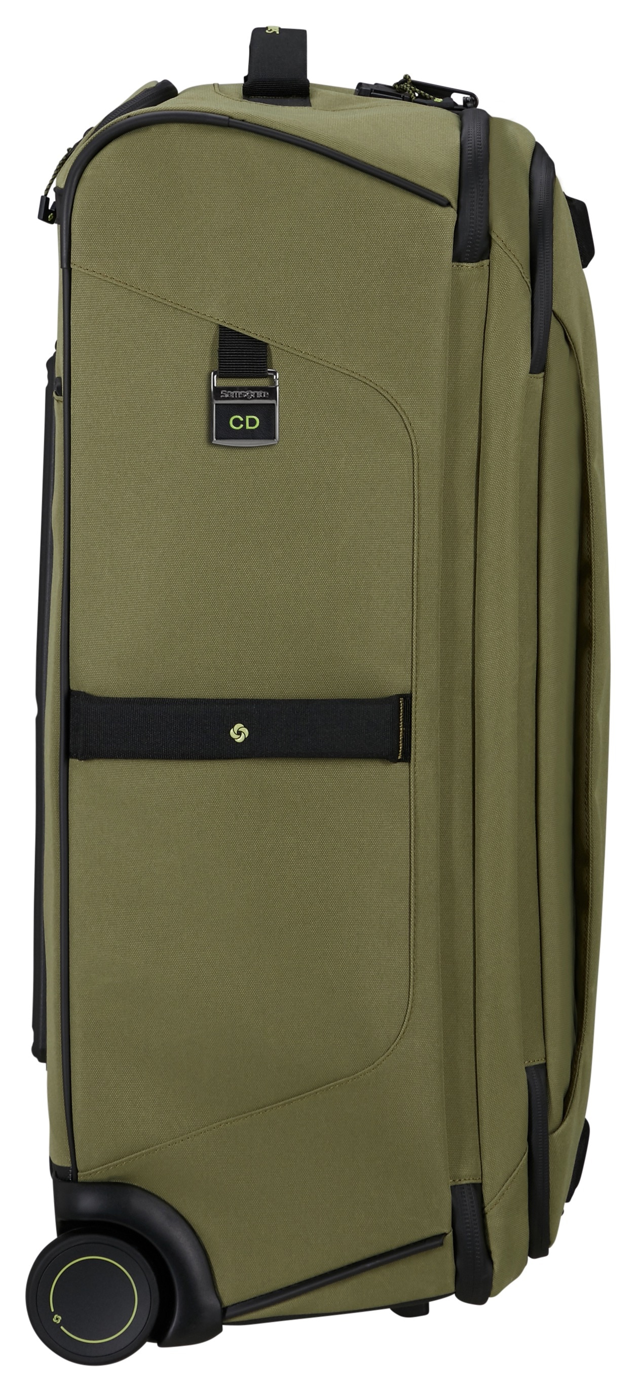 Samsonite Reisetasche »ECODIVER DUFFLE/WH, verschiedene Größen« TSA-Schloss und Trolley-Gestänge