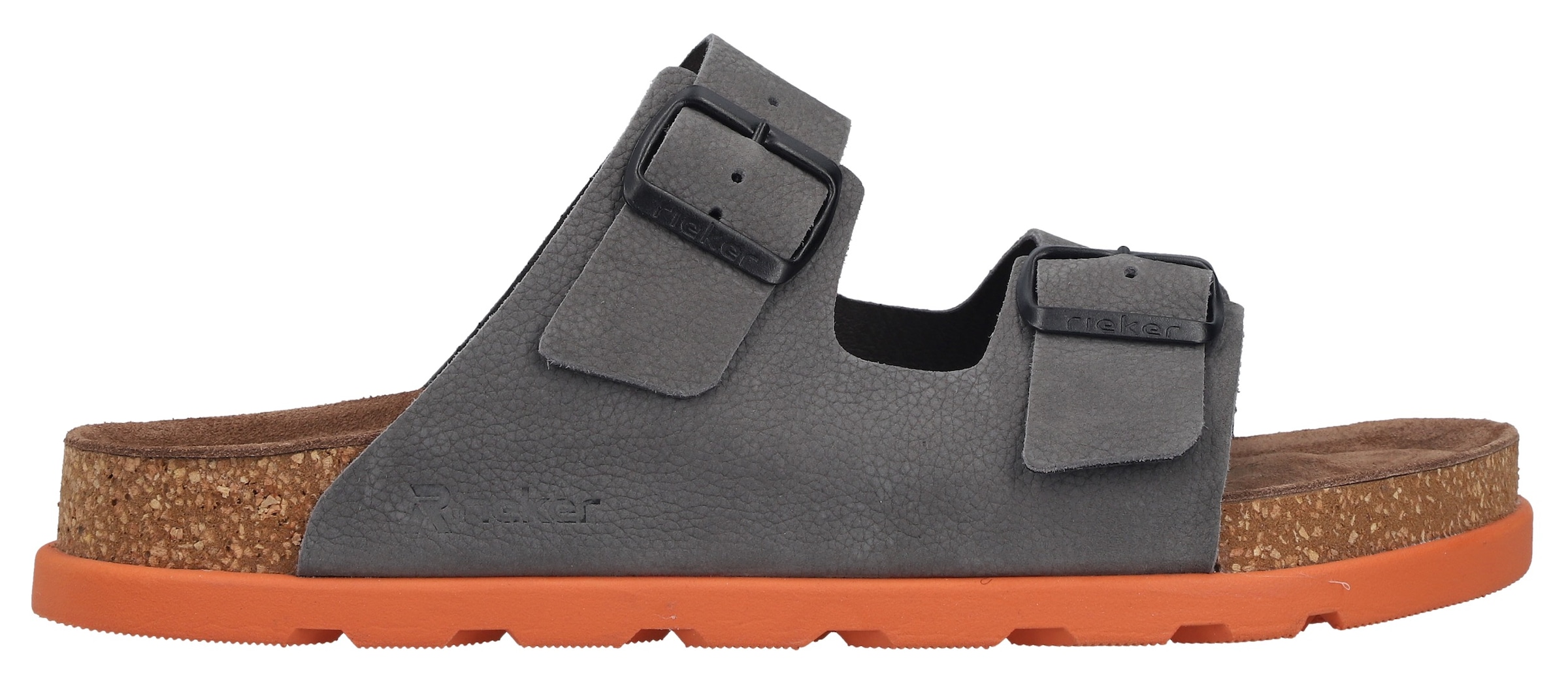 Rieker Pantolette  Sommerschuh, Strandschuh, Hausschuh mit bequemem Fußbett