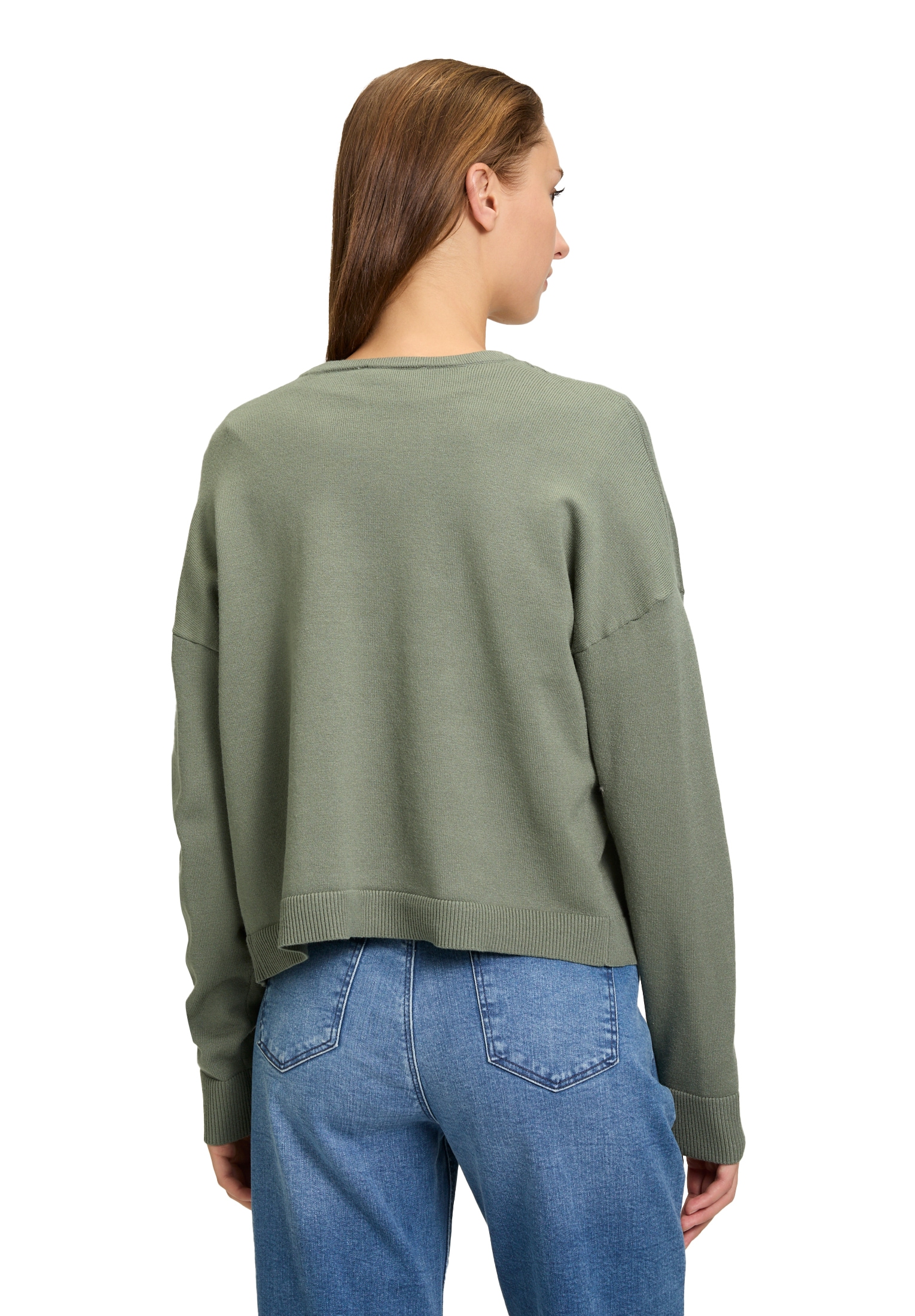 Cartoon Strickjacke »Basic-Strickjacke mit Rippbündchen«