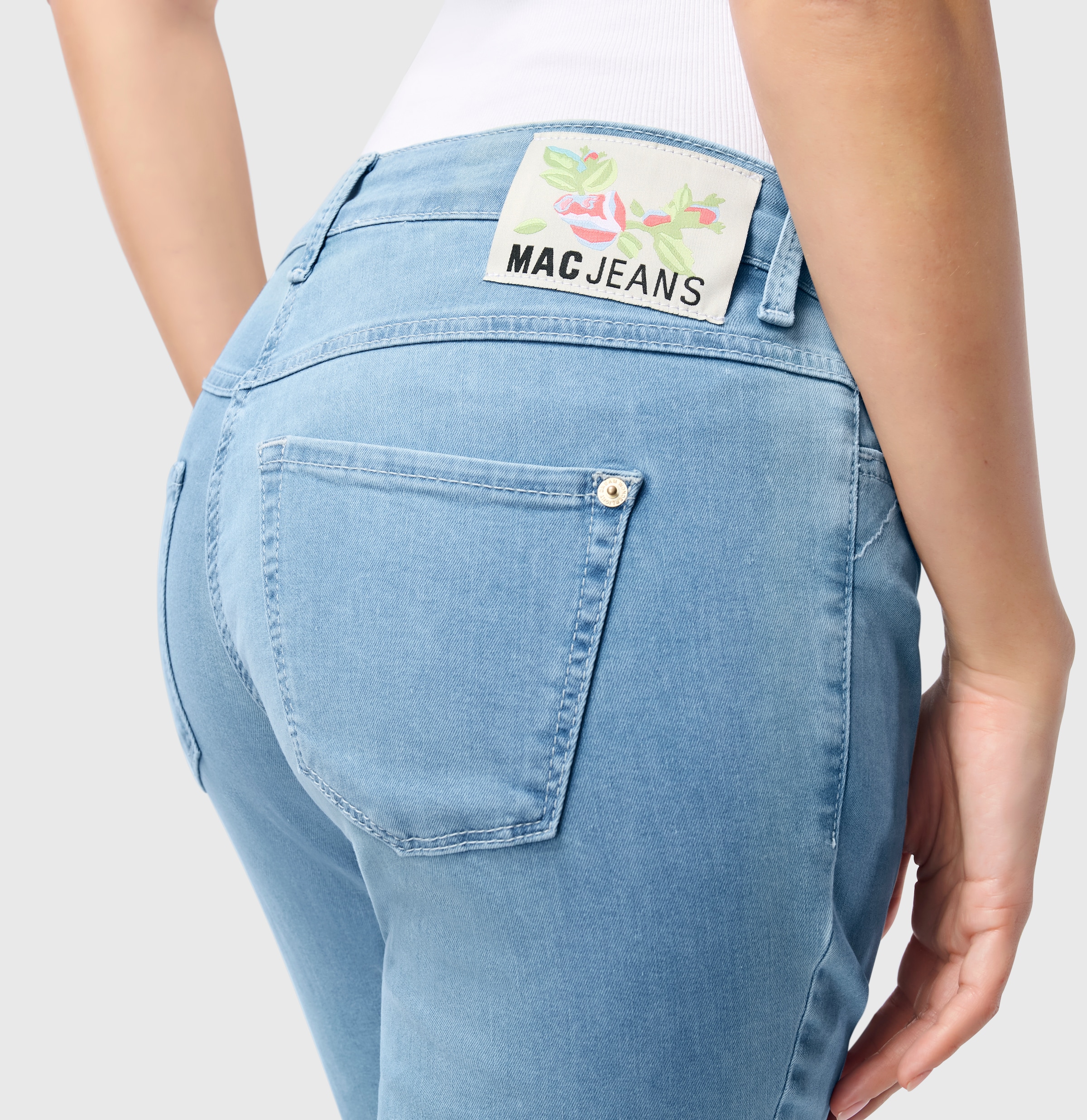 MAC 7/8-Jeans »Dream Summer«, verkürzt mit Schlitz am Saum