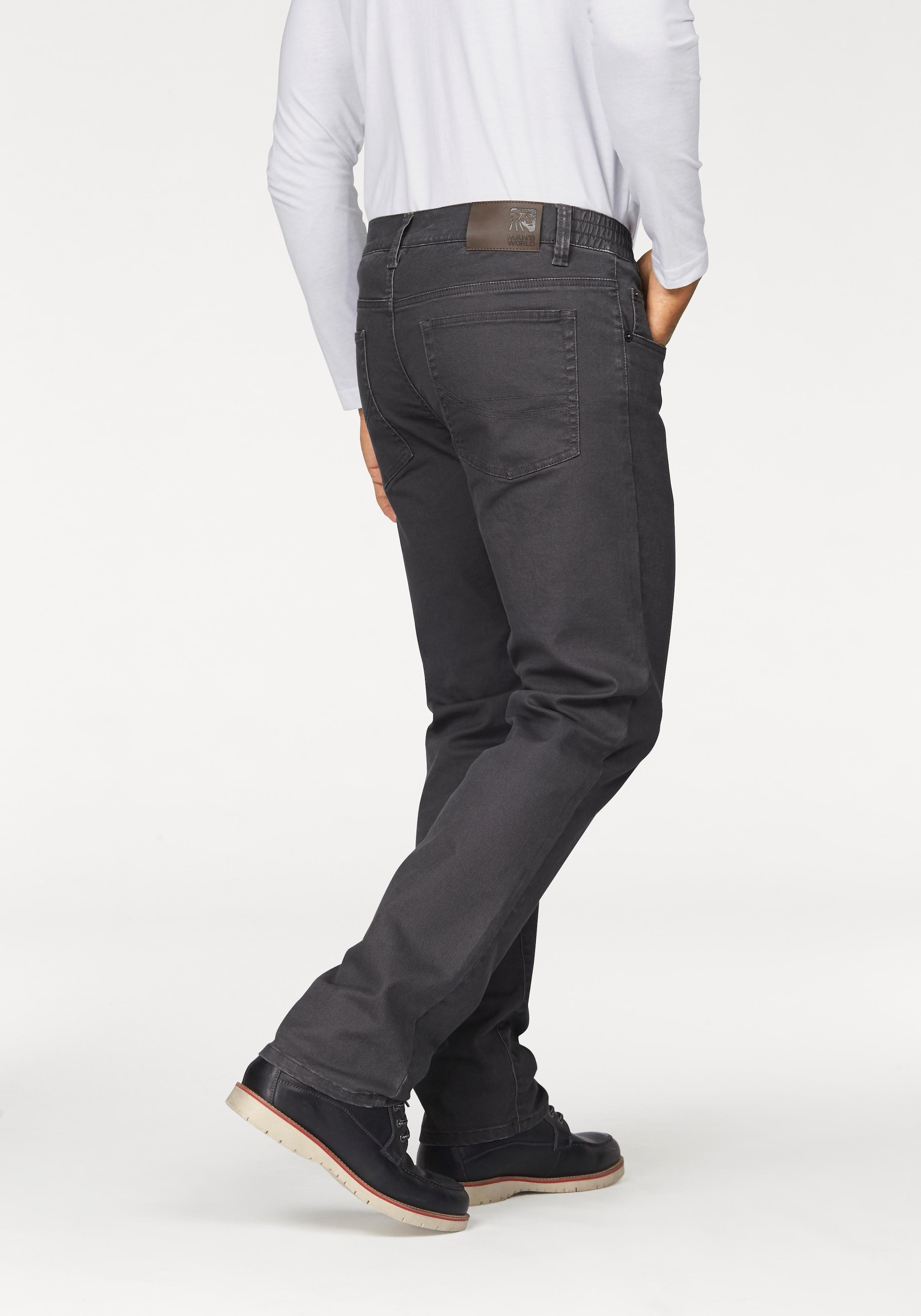 Man's World Dehnbund-Hose, Stretch - bequem mit seitlichem Gummizug