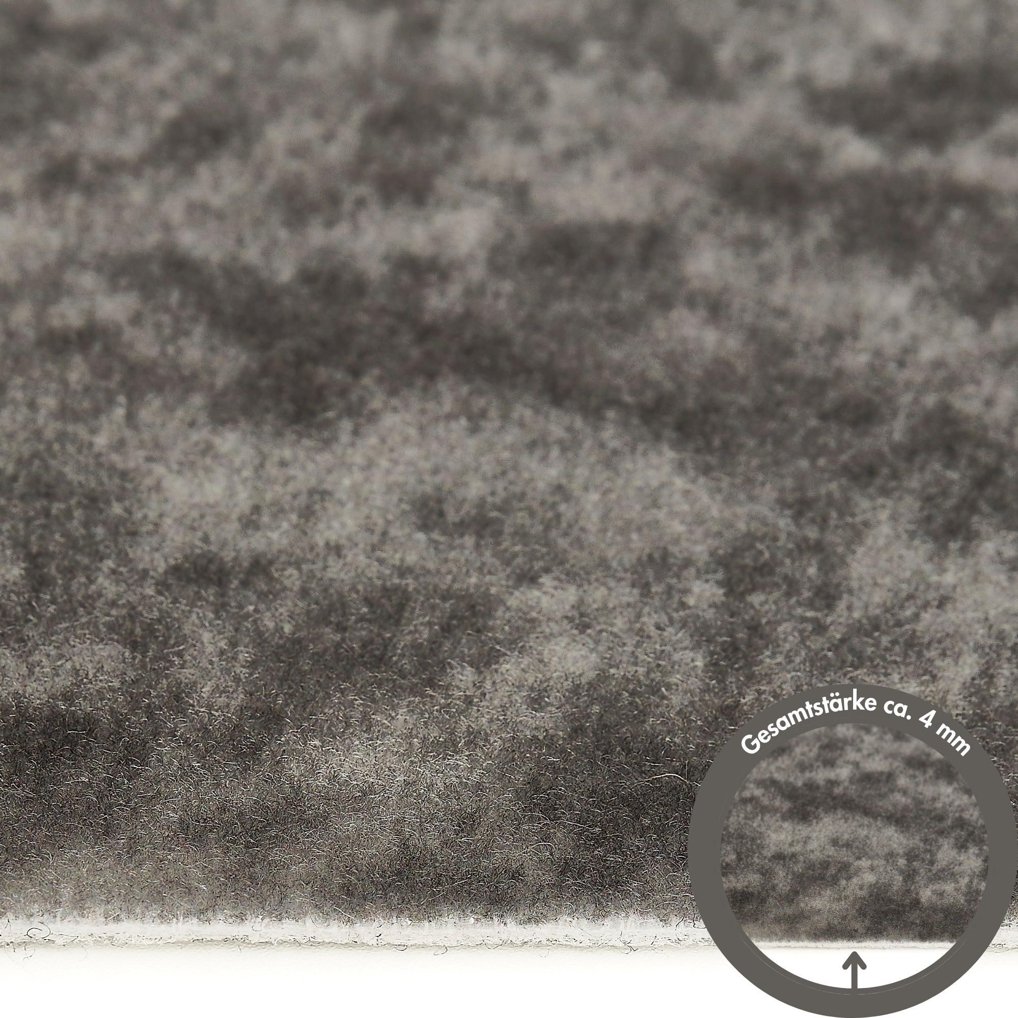 Andiamo Teppichfliese »Colmar Nadelfilz« quadratisch 4 mm Höhe 40x40 cm, selbstklebend, robust & strapazierfähig, 25 Stück (4 qm)