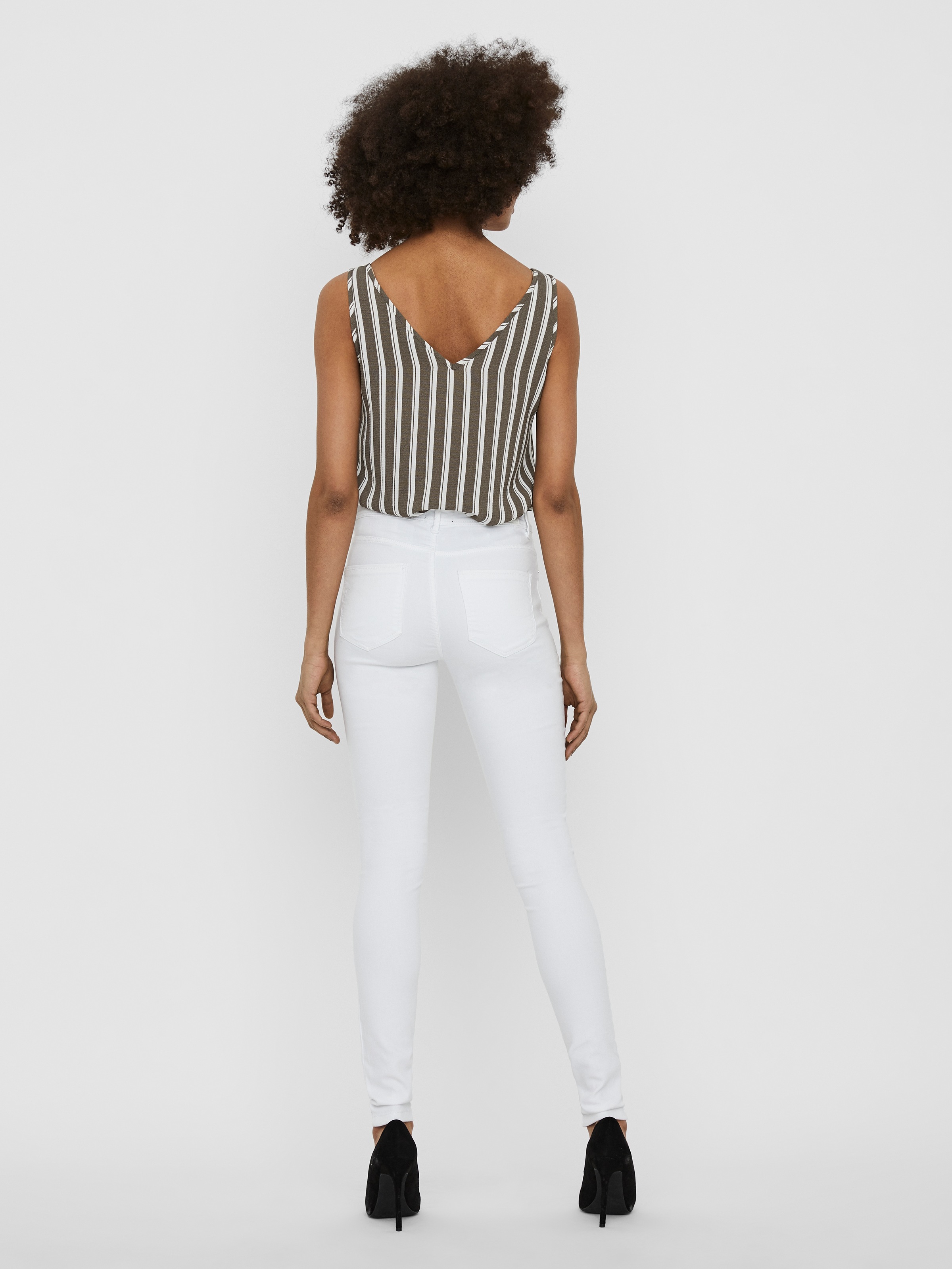 Vero Moda Skinny-fit-Jeans »VMTANYA MR S PIPING JEANS VI402 COLOR«