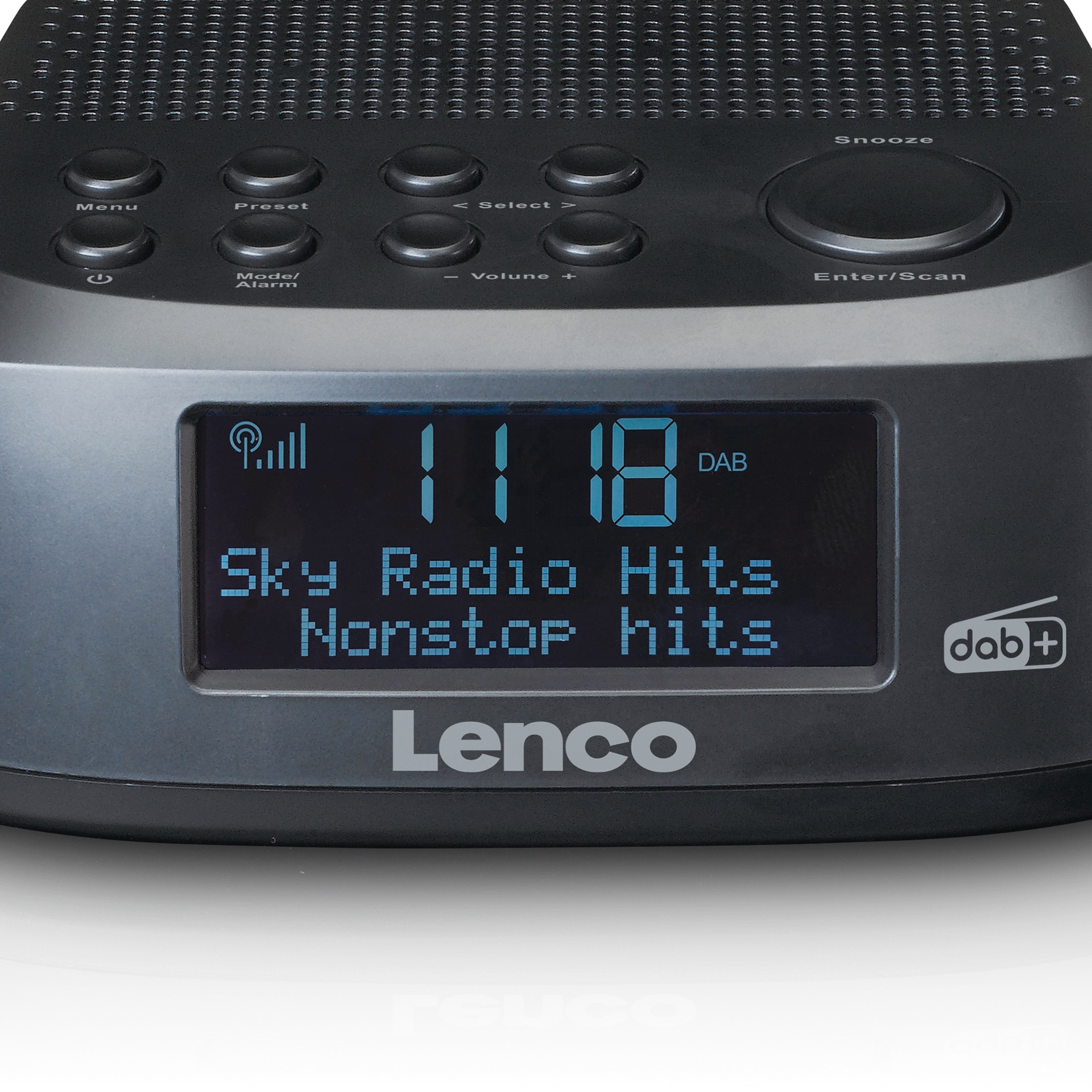 Lenco Uhrenradio »CR-605BK - Radio mit DAB+ und UKW-Radio«