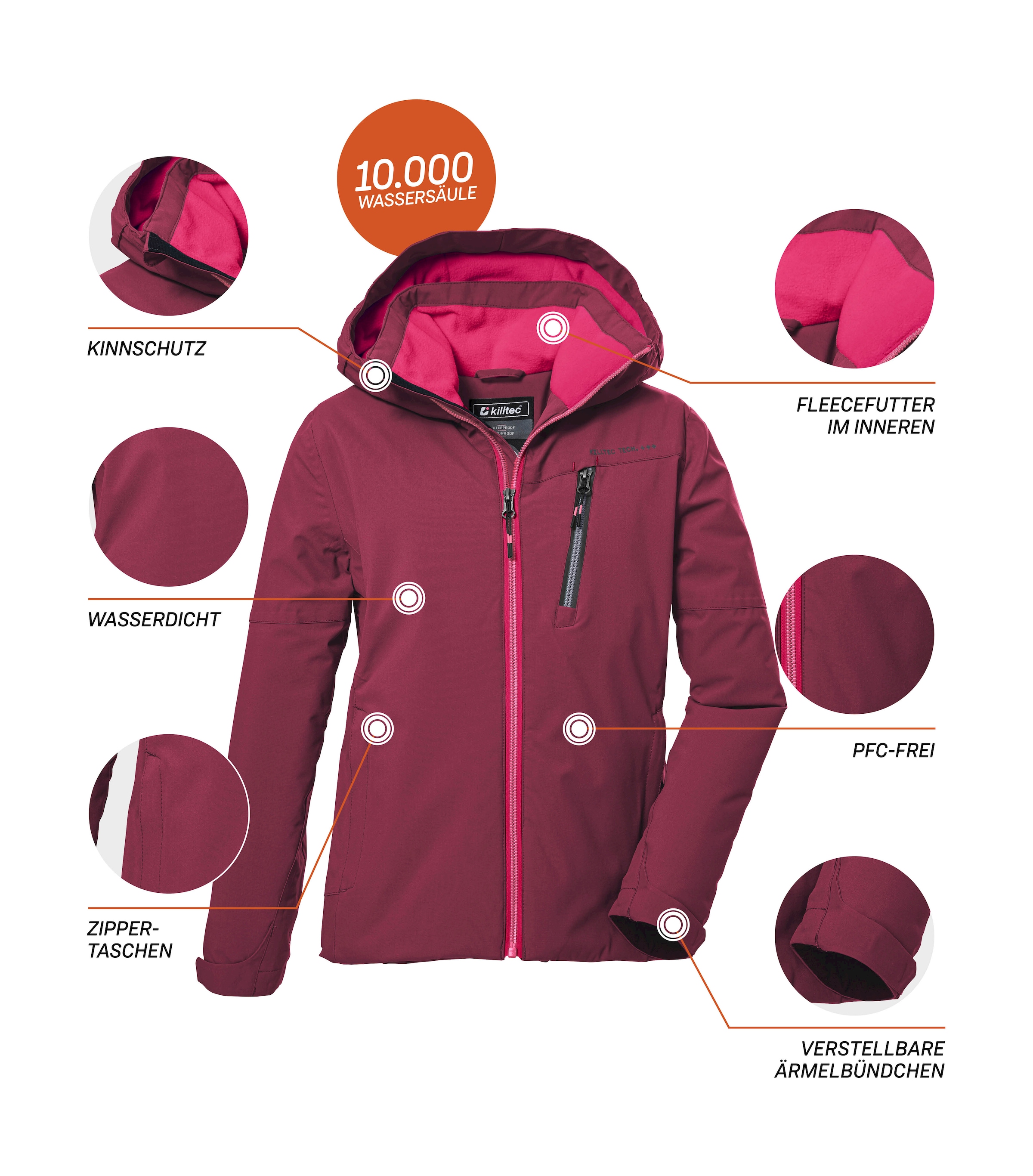 Killtec Outdoorjacke »KOW 169 GRLS JCKT«