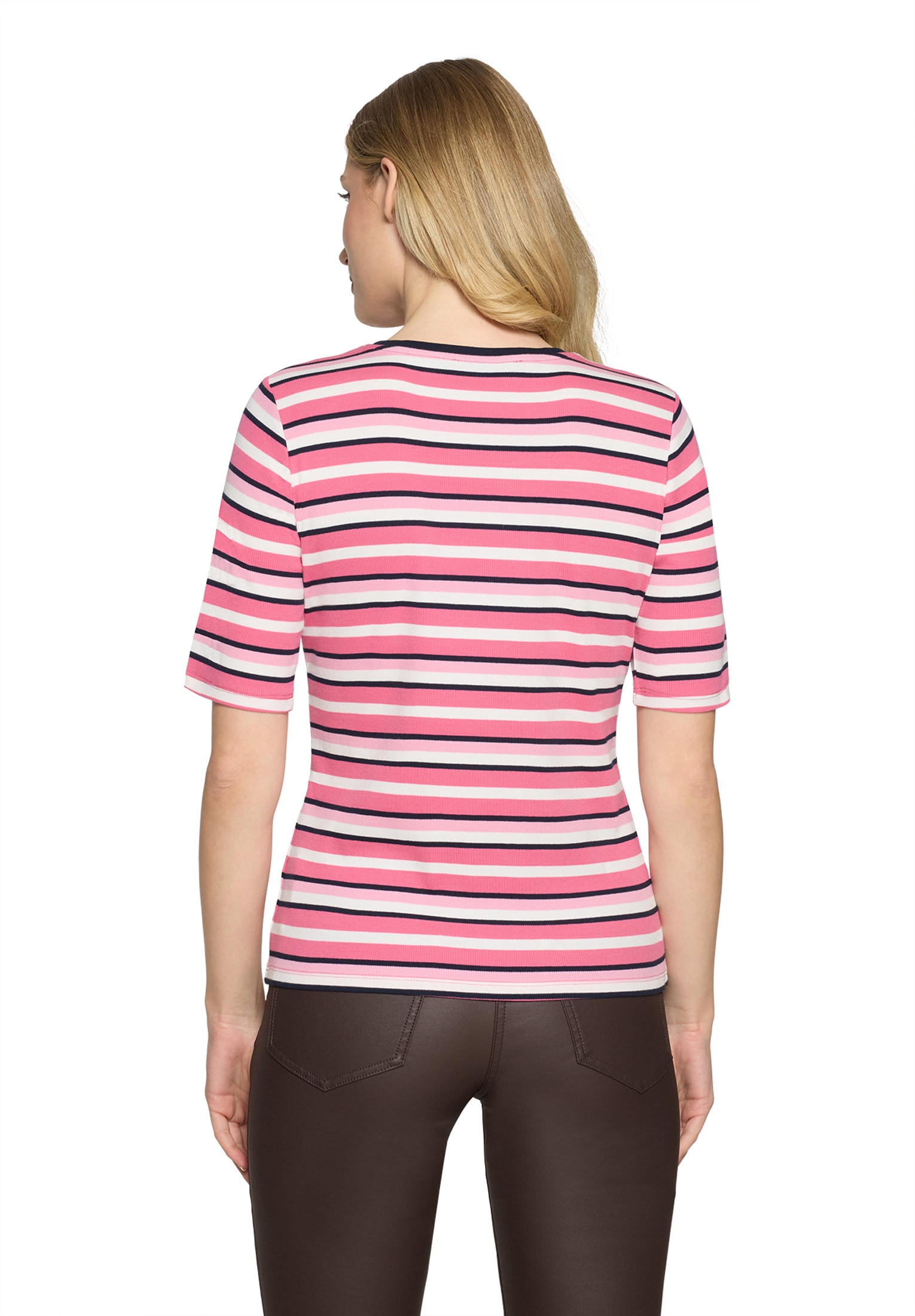 Betty Barclay Rundhalsshirt »Basic Shirt mit Rippenstruktur«