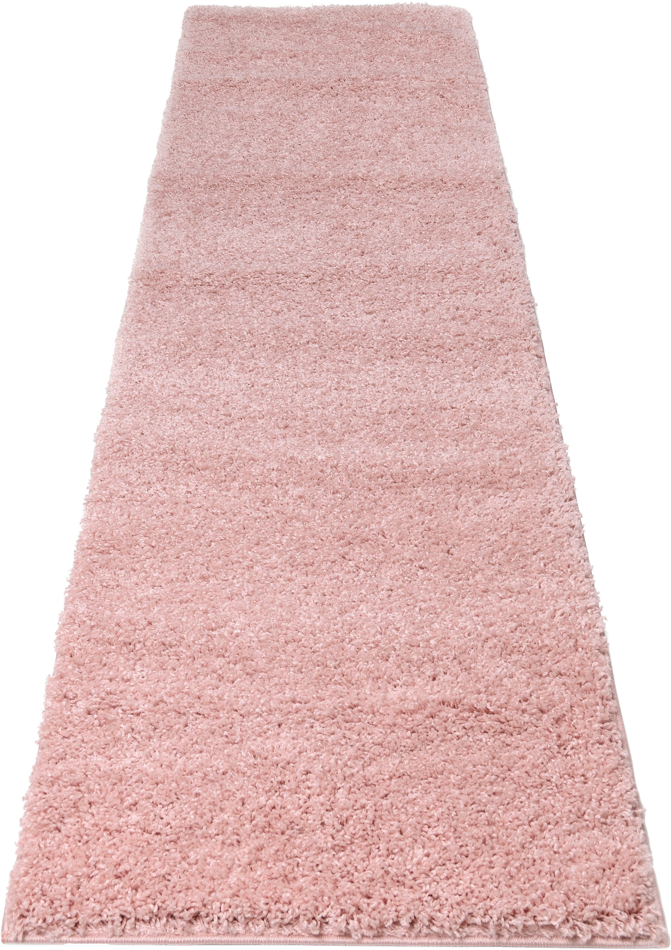Home affaire Hochflor-Läufer »Shaggy 30«, rechteckig, 30 mm Höhe, Teppich-Läufer, Brücke, Uni-Farben, besonders weich und kuschelig
