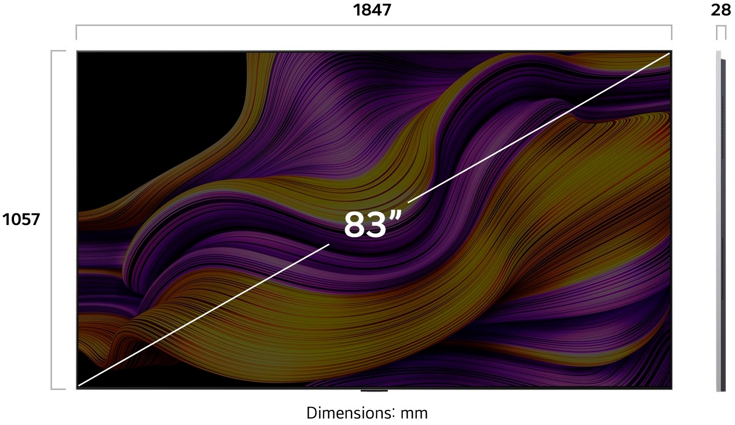 LG OLED-Fernseher »OLED83G58LW« 210 cm/83 ″ Smart-TV