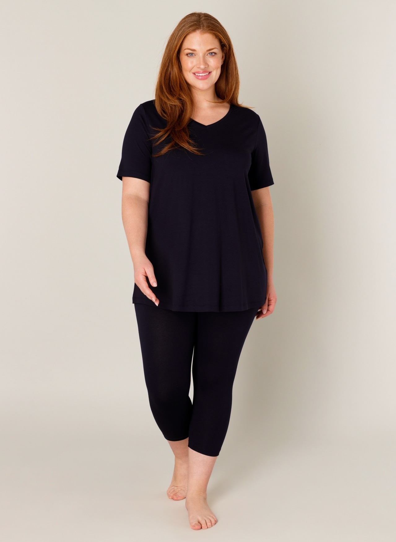 Base Level Curvy Caprileggings »Audrey«