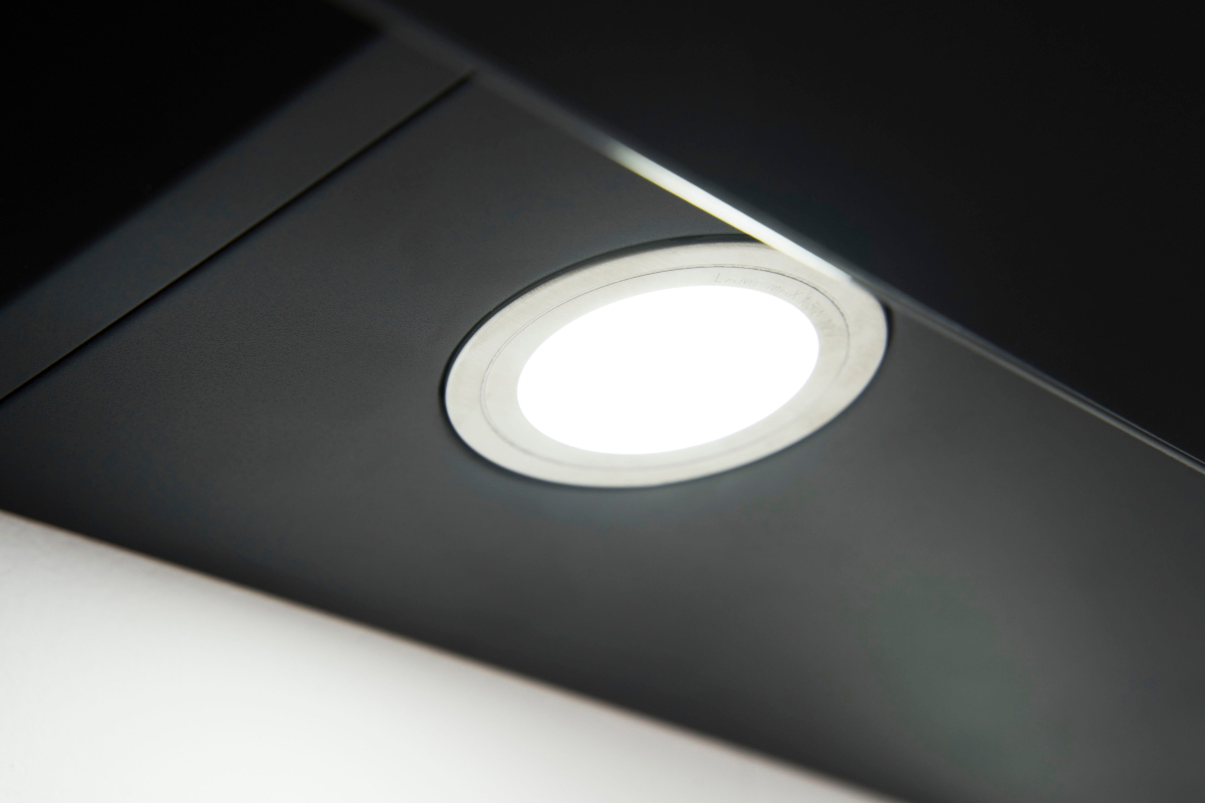 RESPEKTA Kopffreihaube »CH 66038-90«, 90 cm, 3 Leistungsstufen, LED-Beleuchtung, Ab- und Umluftfähig