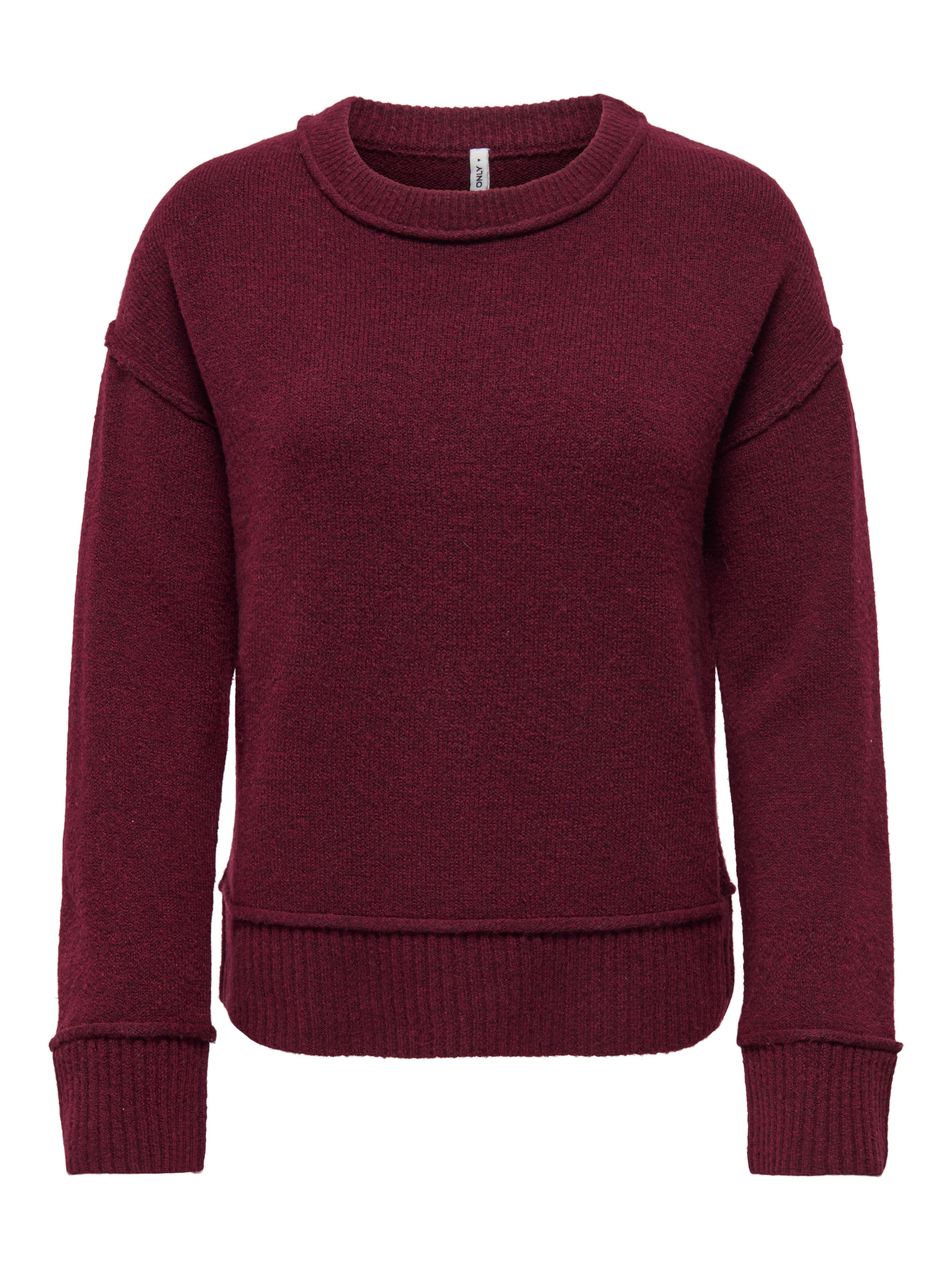 ONLY Strickpullover »ONLHAZEL LS DETAIL O-NECK  BF KNT«