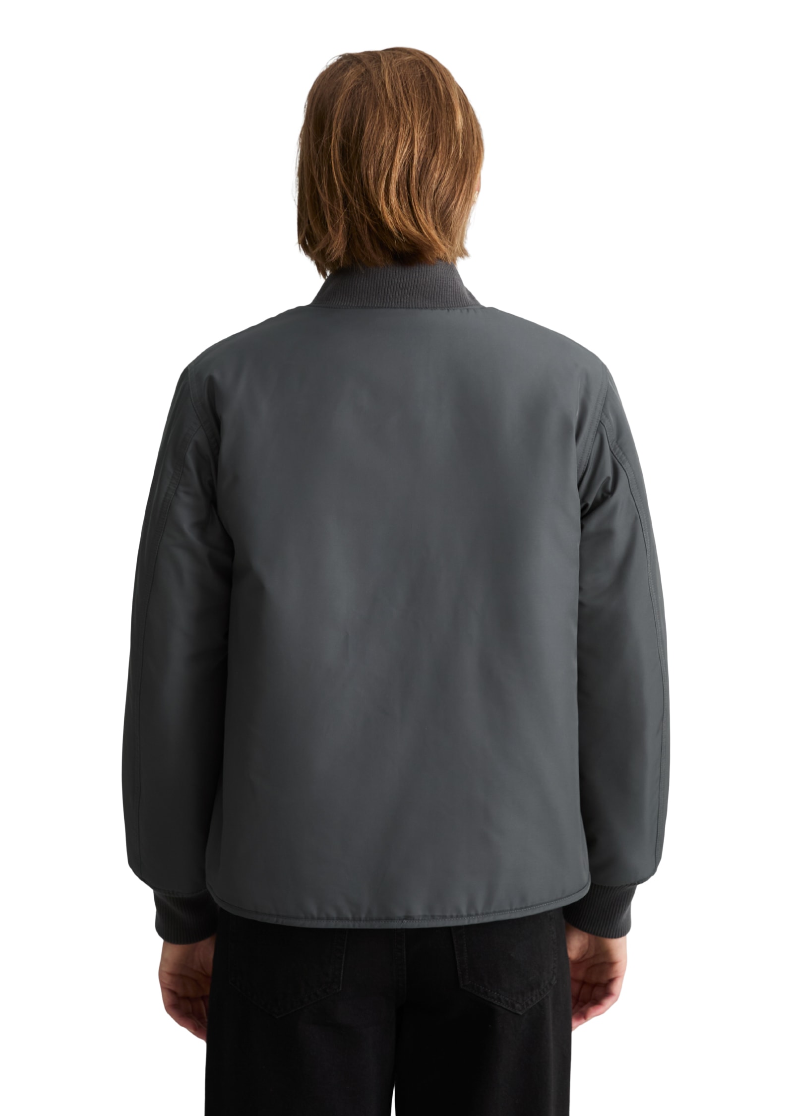 Marc O'Polo DENIM Wendejacke Wendeblouson regular aus recyceltem Polyester