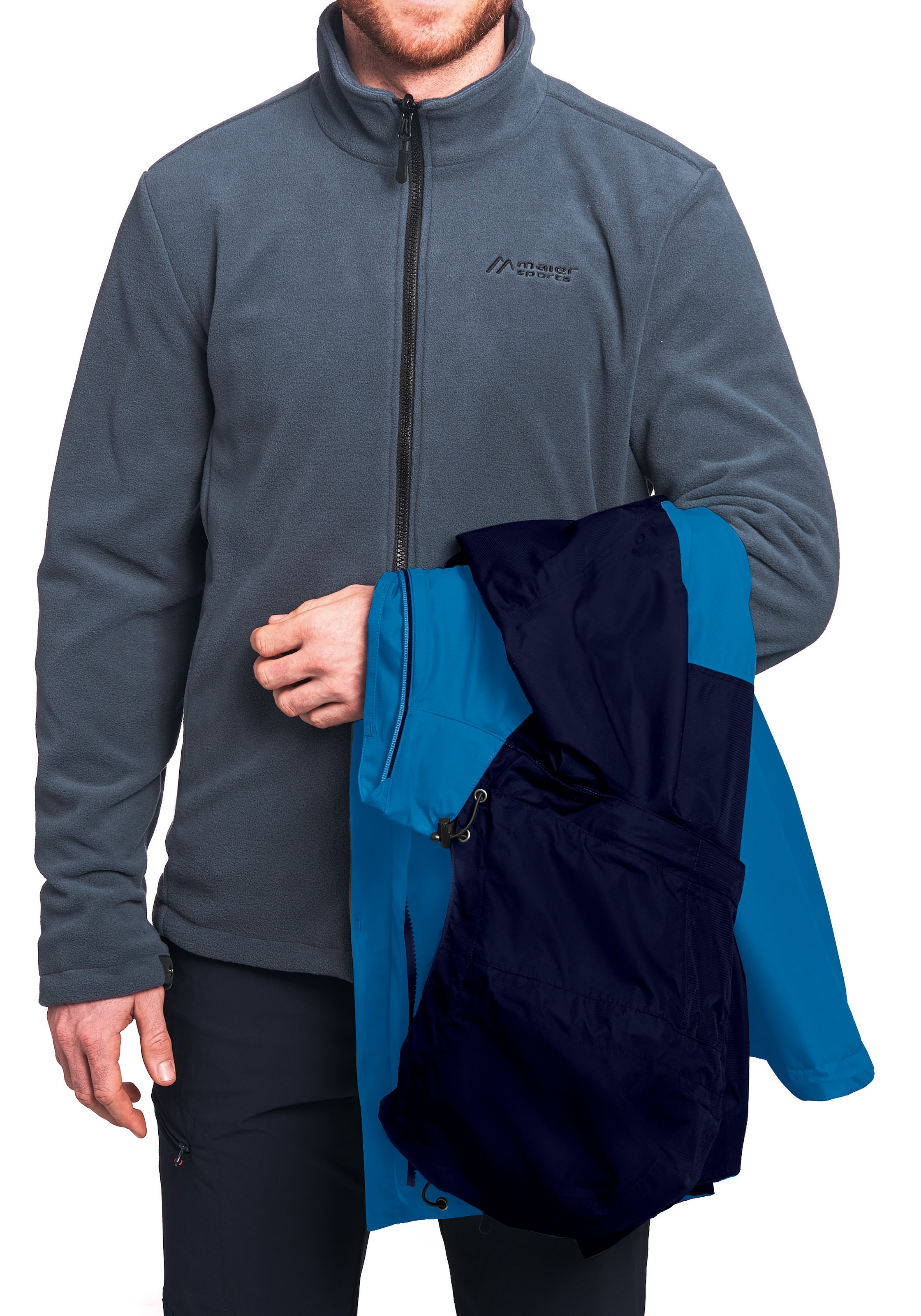 Maier Sports Funktionsjacke »Gregale DJ M«, Herren Wanderjacke wasserdicht,  Outdoorjacke mit Kapuze bei ♕ | Übergangsjacken