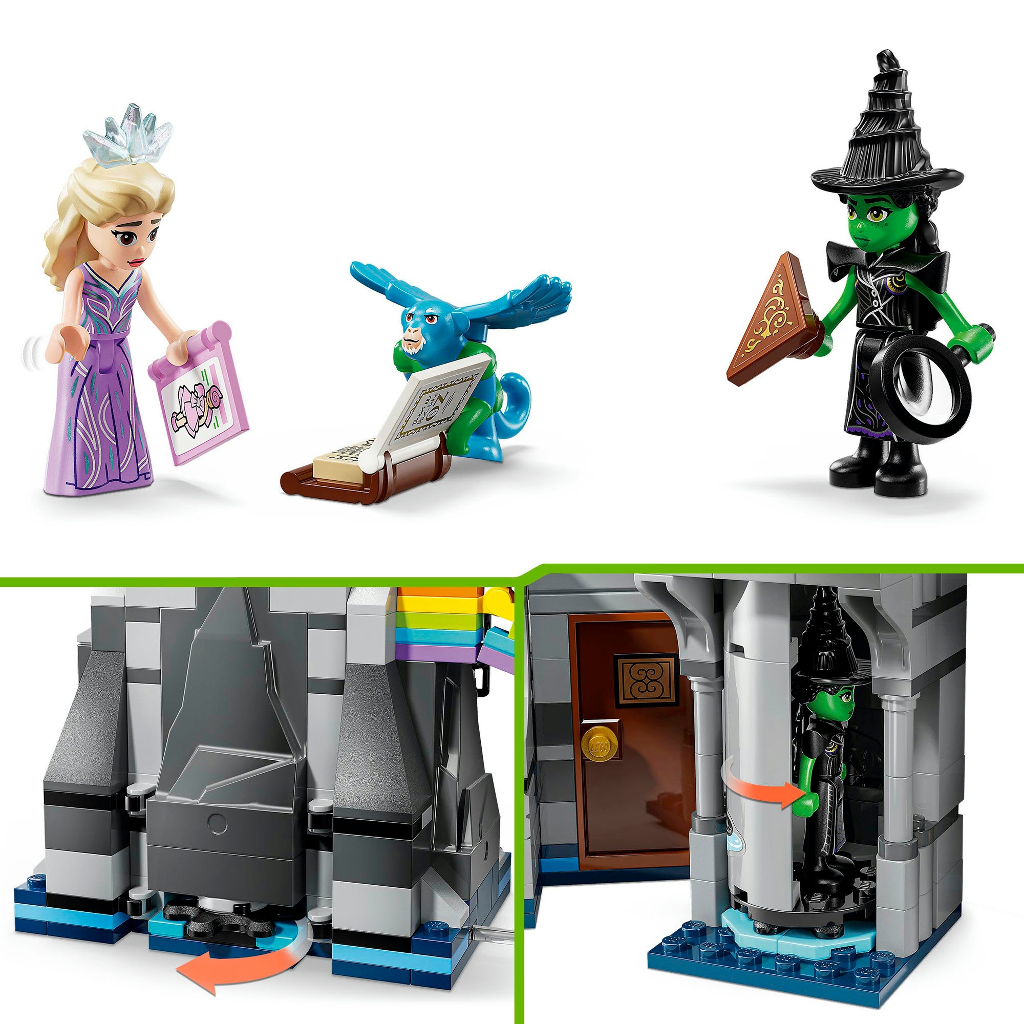 LEGO® Konstruktionsspielsteine »Emerald City & Kiamo Ko Castle (75689), LEGO Wicked« Made in Europe