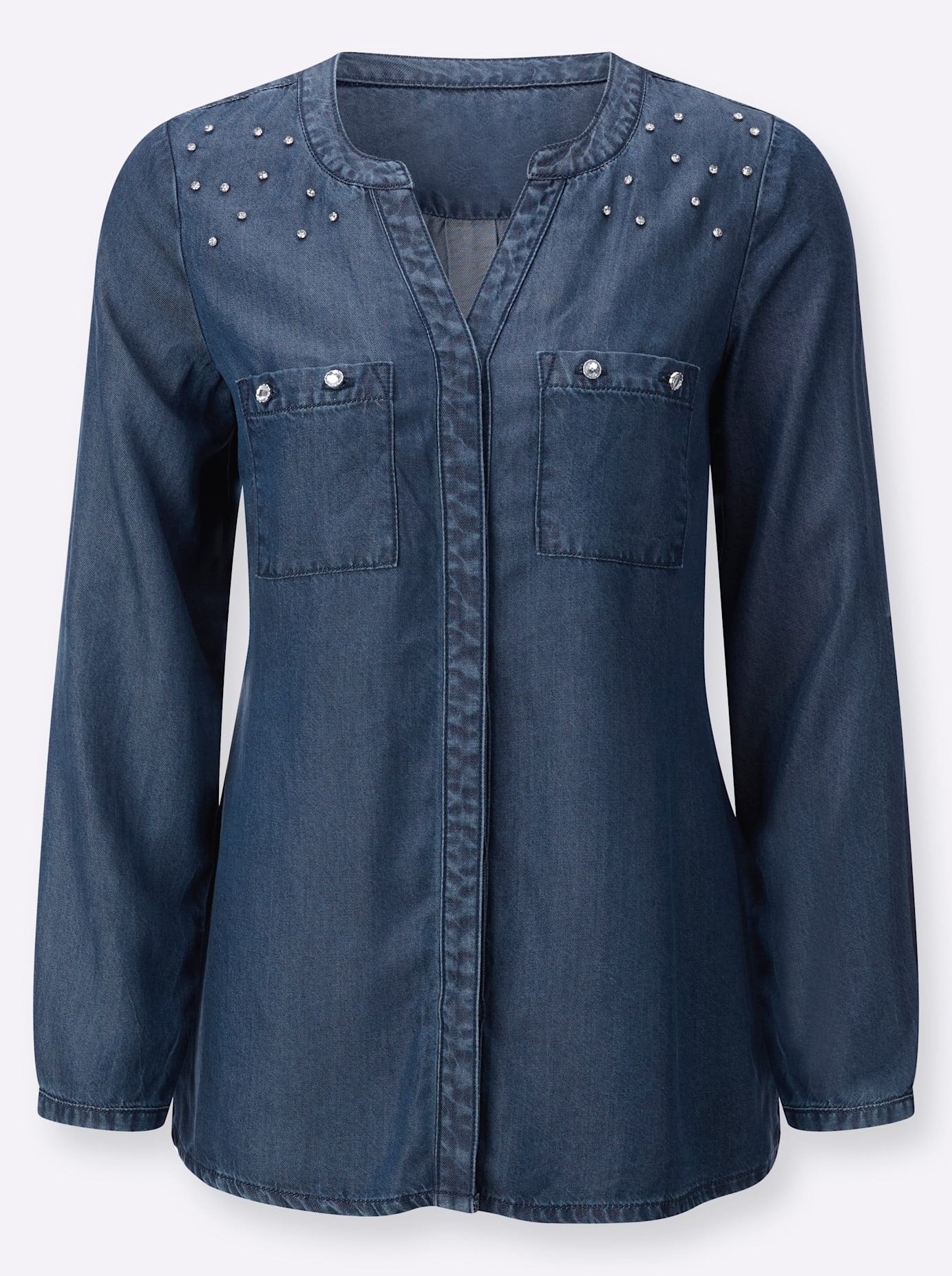 creation L Langarmbluse