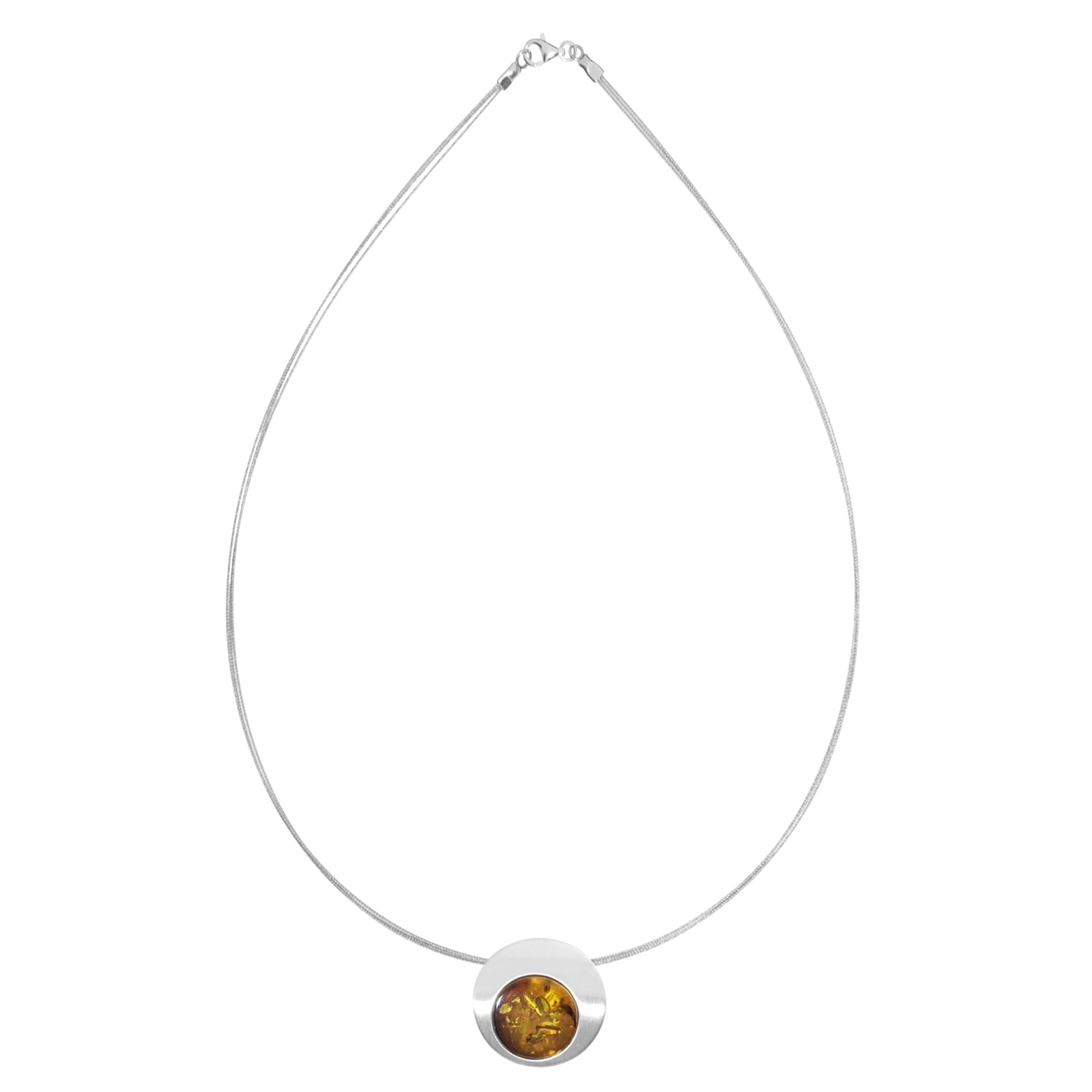 OSTSEE-SCHMUCK Kette mit Anhänger »- Gleiter-Alina 19 mm - Silber 925/000 - Bernstein«