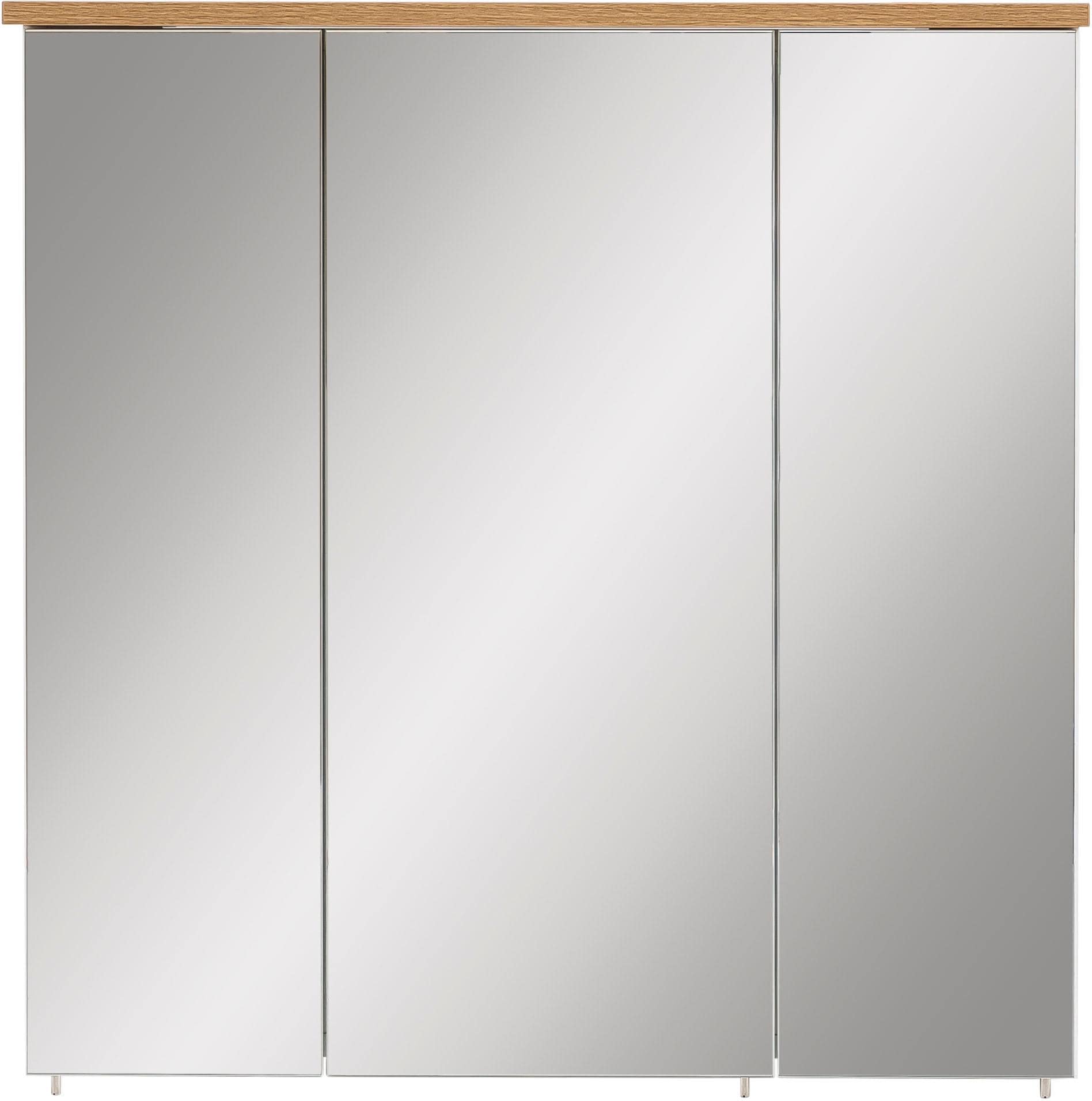 Garantie LED-Beleuchtung, Spiegelschrank Schalter-/Steckdosenbox 3 mit online Schildmeyer 3-türig, kaufen Jahren XXL Breite »Profil«, 70 cm, |