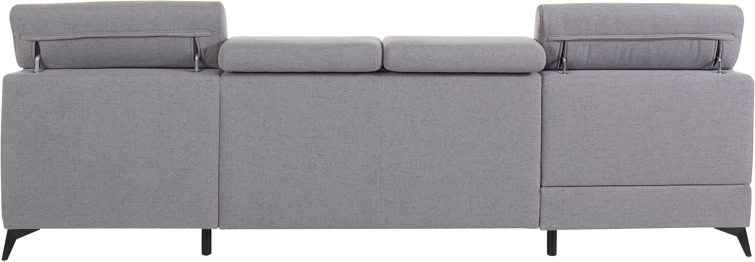 INOSIGN Wohnlandschaft »Cardiz U-Form« inkl.Kopfteilverstellung und Federkern wahlweise mit Bettfunktion