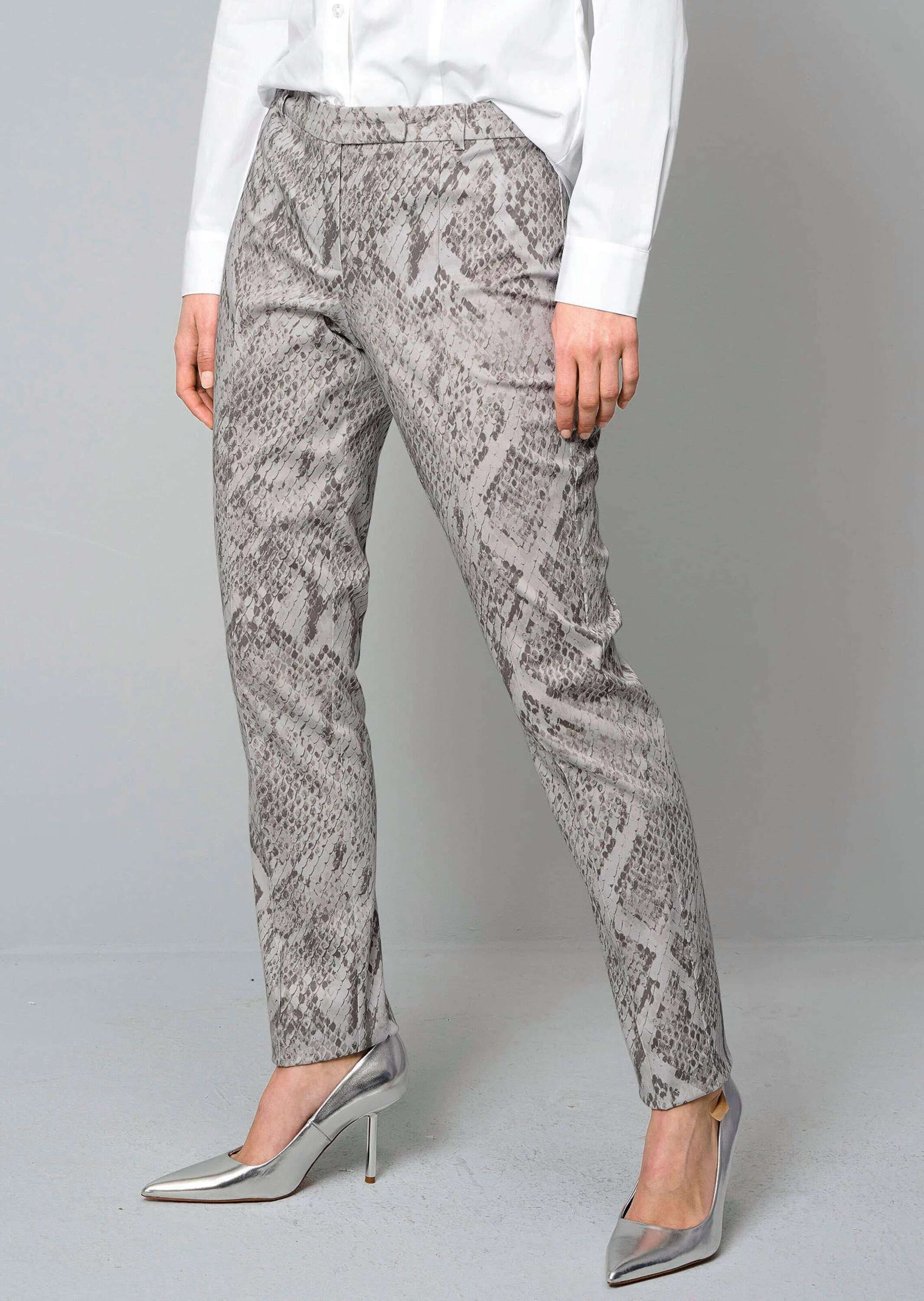 Alba Moda Stoffhose »Hose Hose mit Schlangenprint«