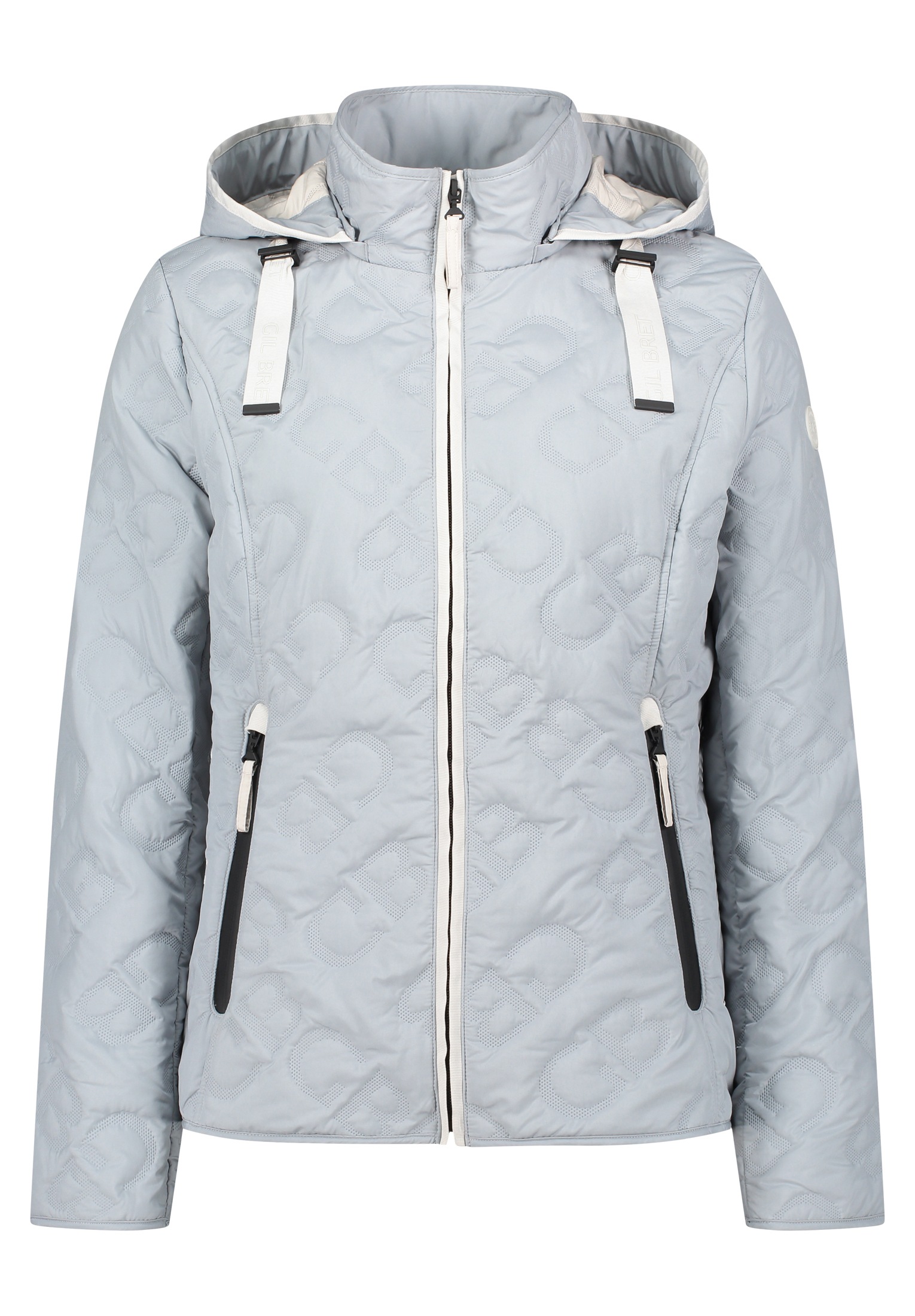 Gil Bret Outdoorjacke mit Kapuze mit Strukturmuster